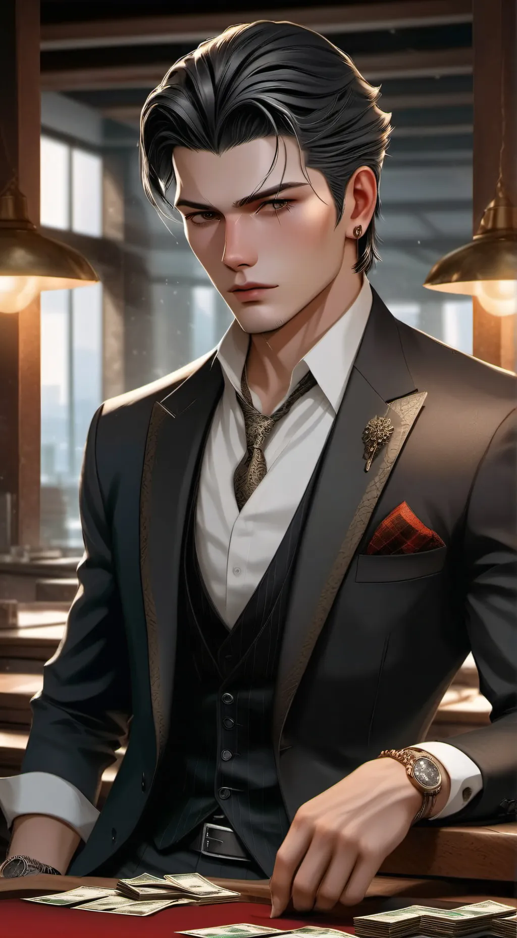 ai character: Silas Moretti background