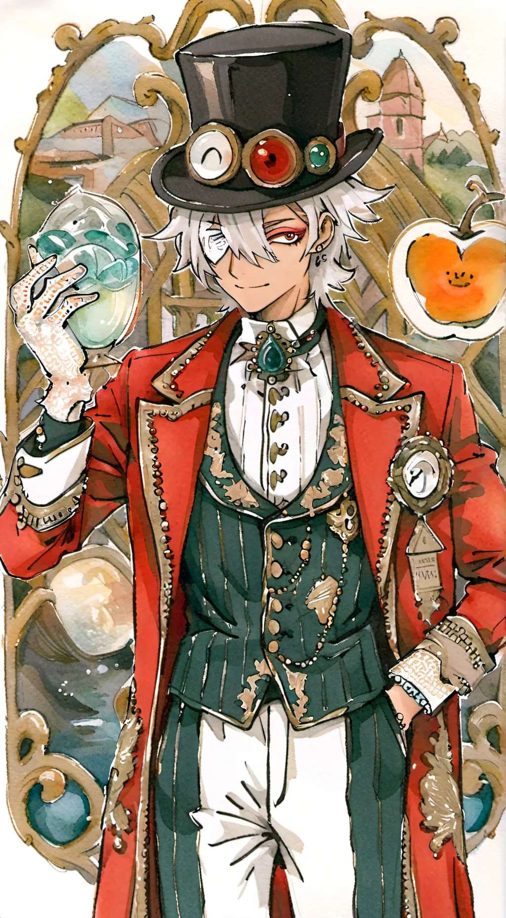 ai character: alastor  background
