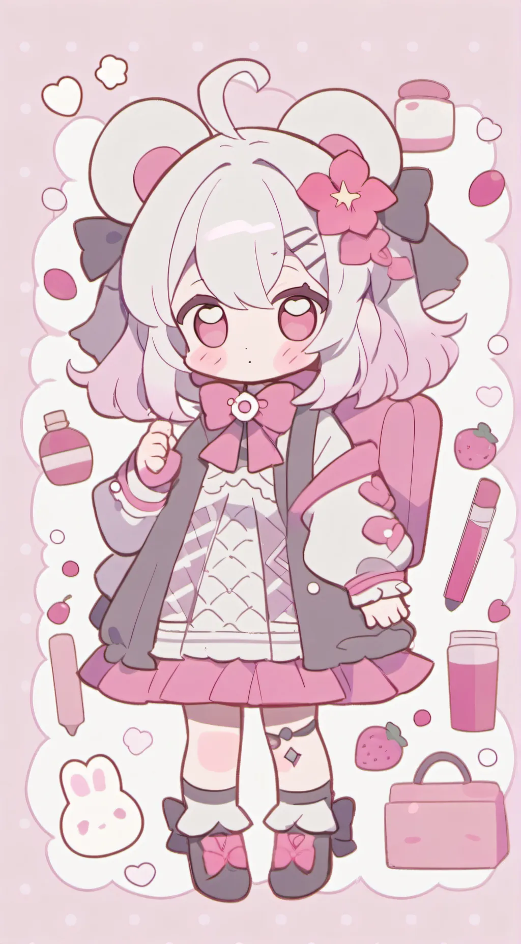 ai character: bebe tonta background