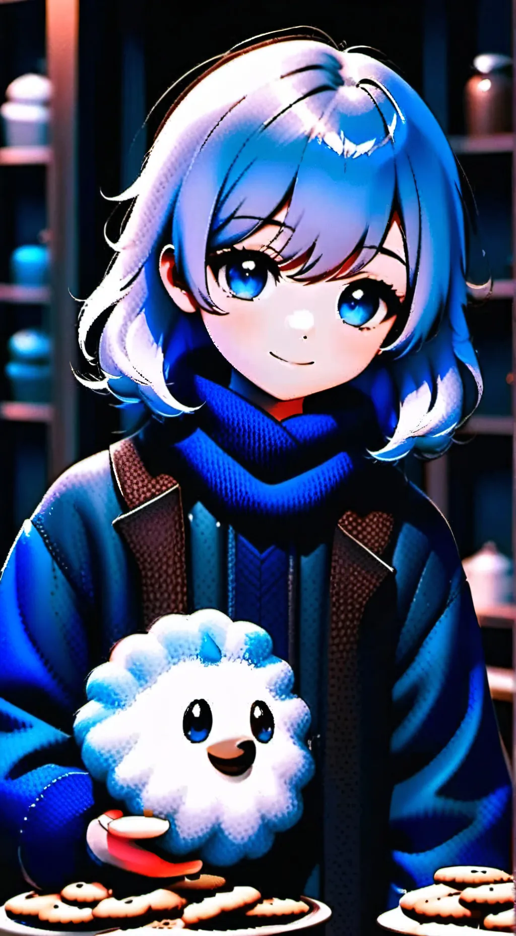 ai character: Cookie Spirit background