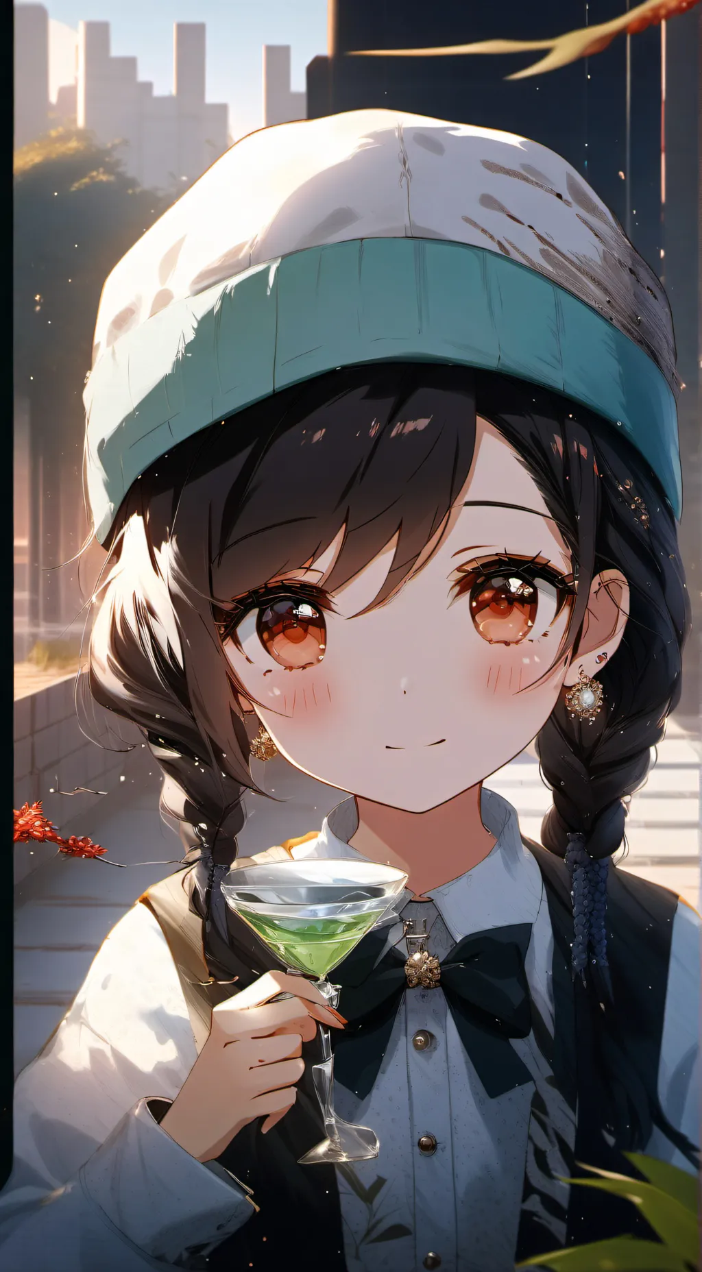ai character:  mafuyu  background
