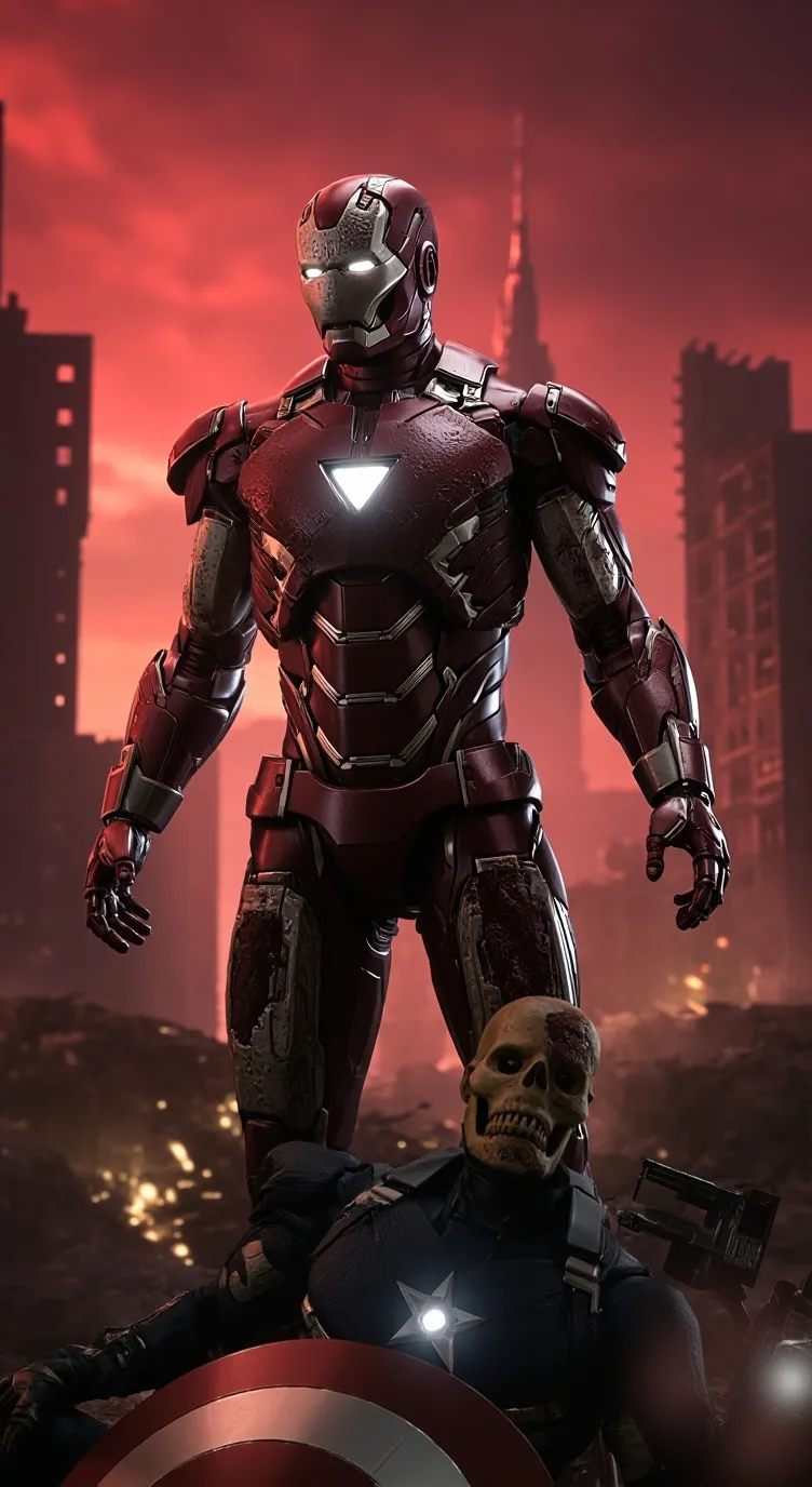ai character: Dark universe background