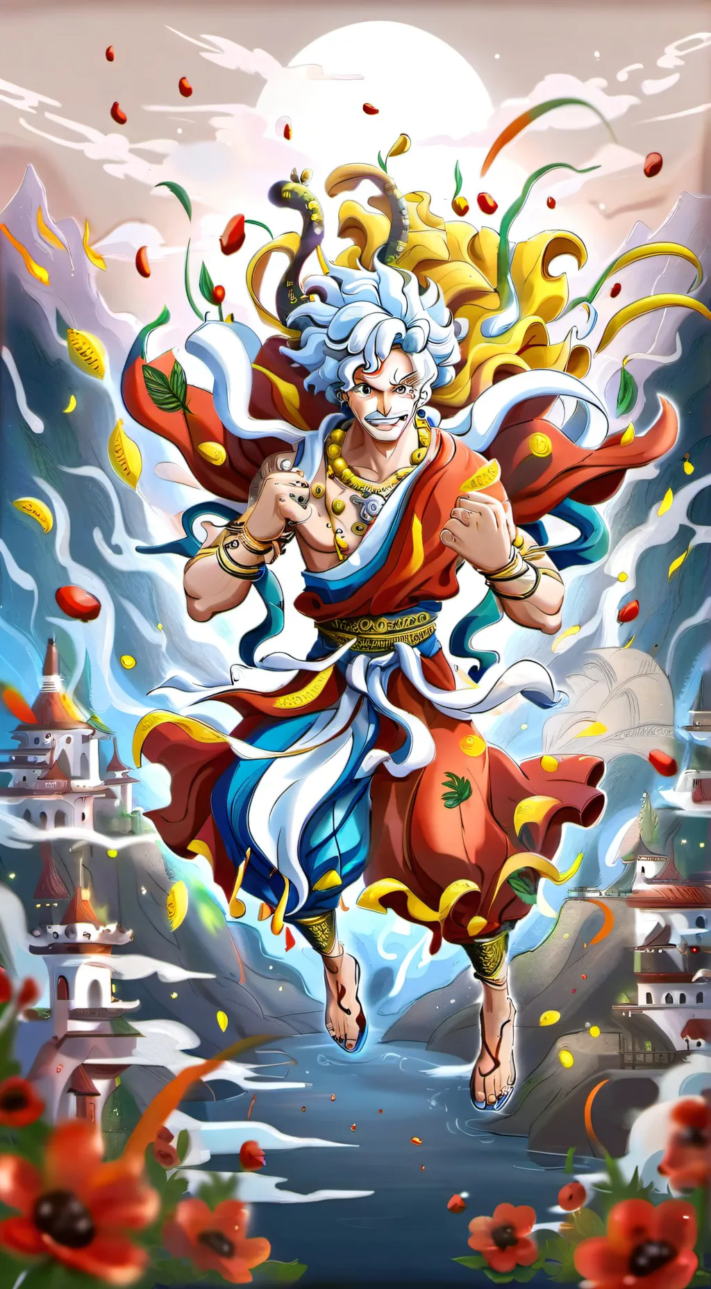 ai character: one piece background