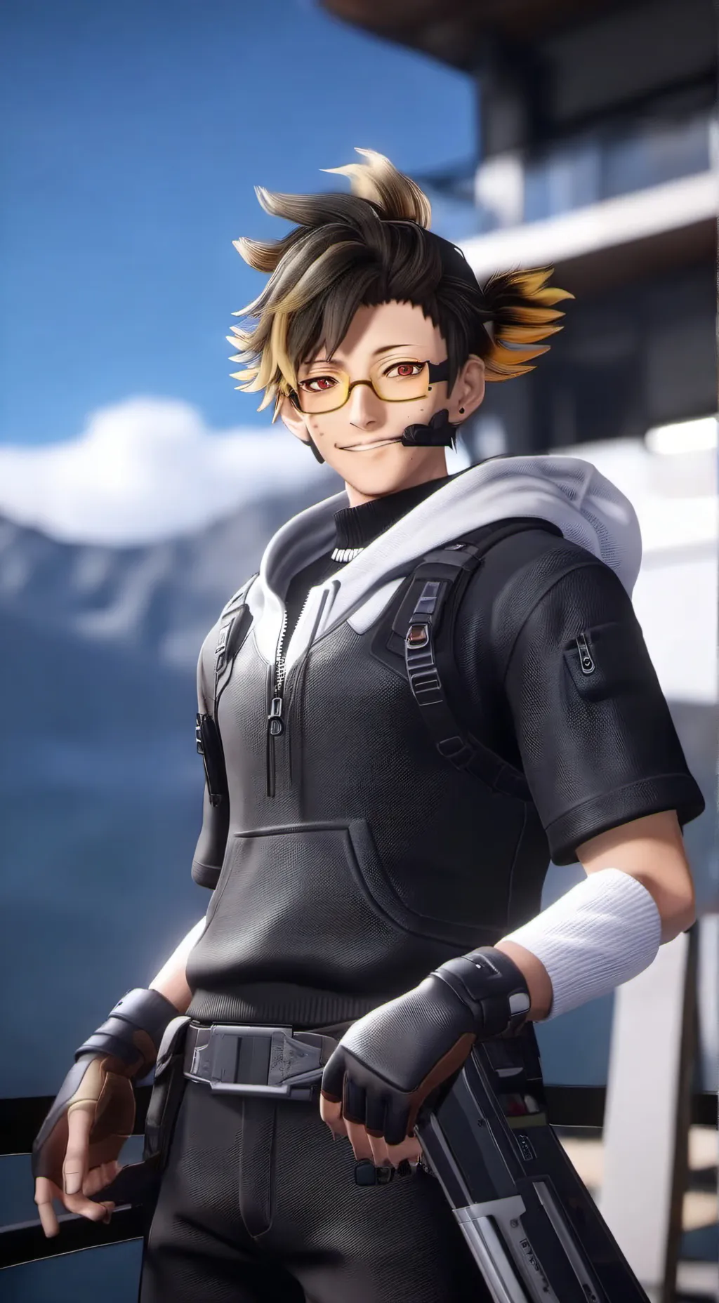 ai character: Aizawa X Mic background