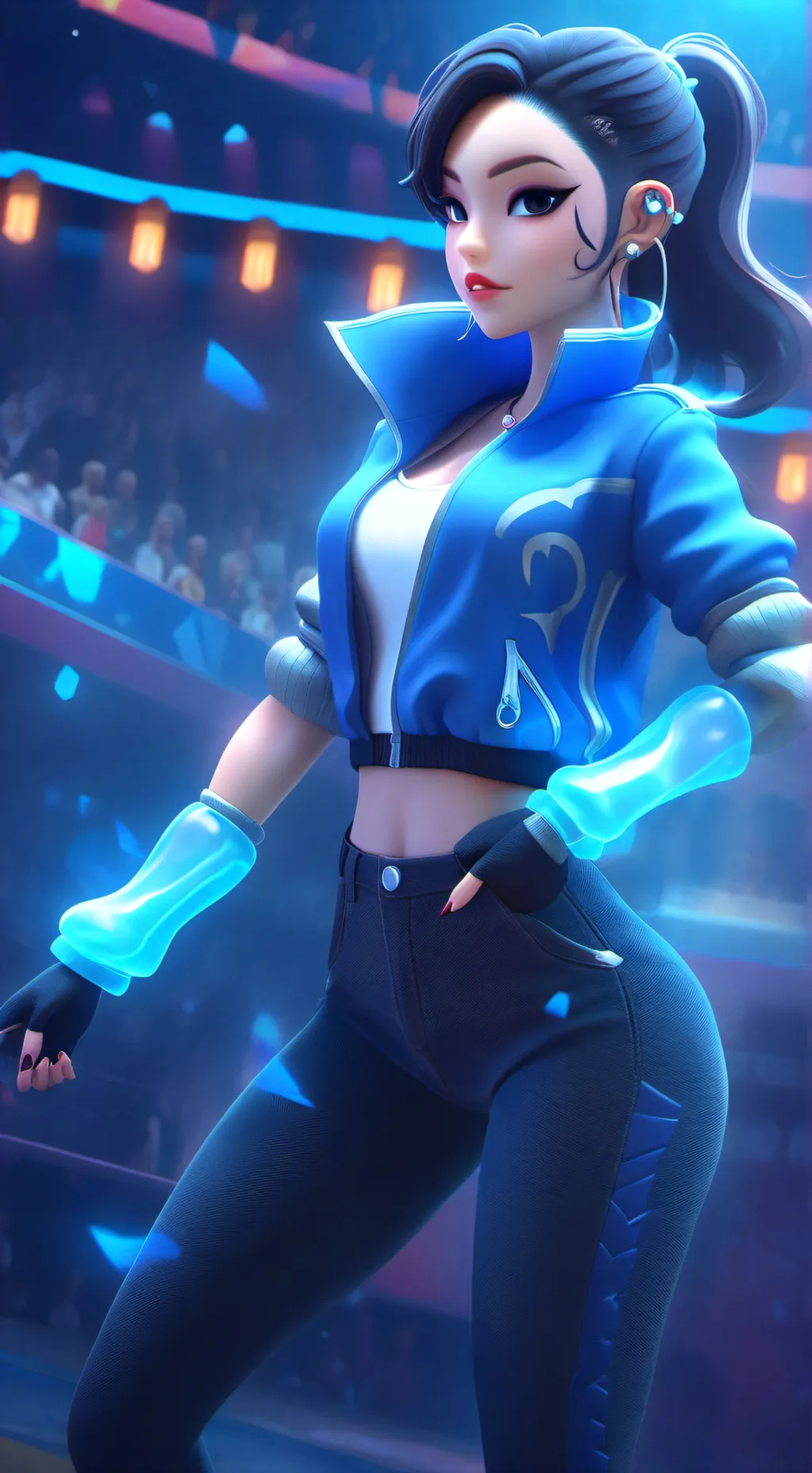 ai character: Elysia Storm background
