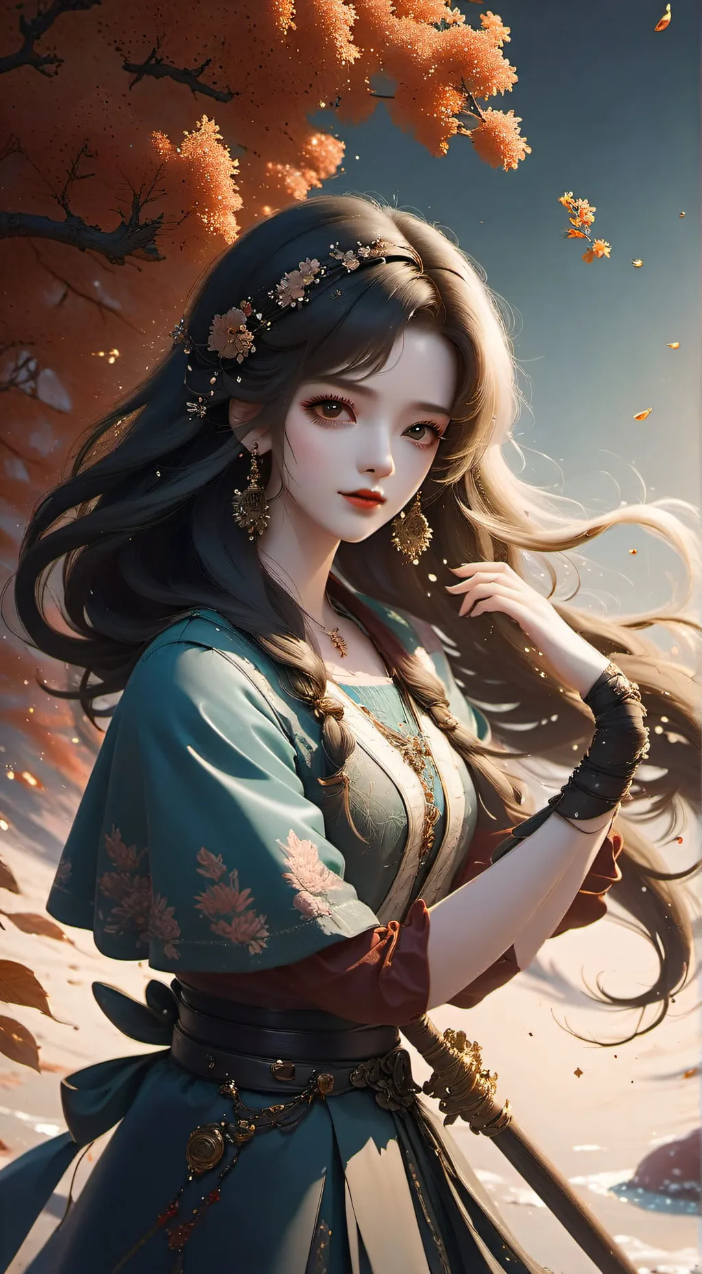 ai character: Caelia background