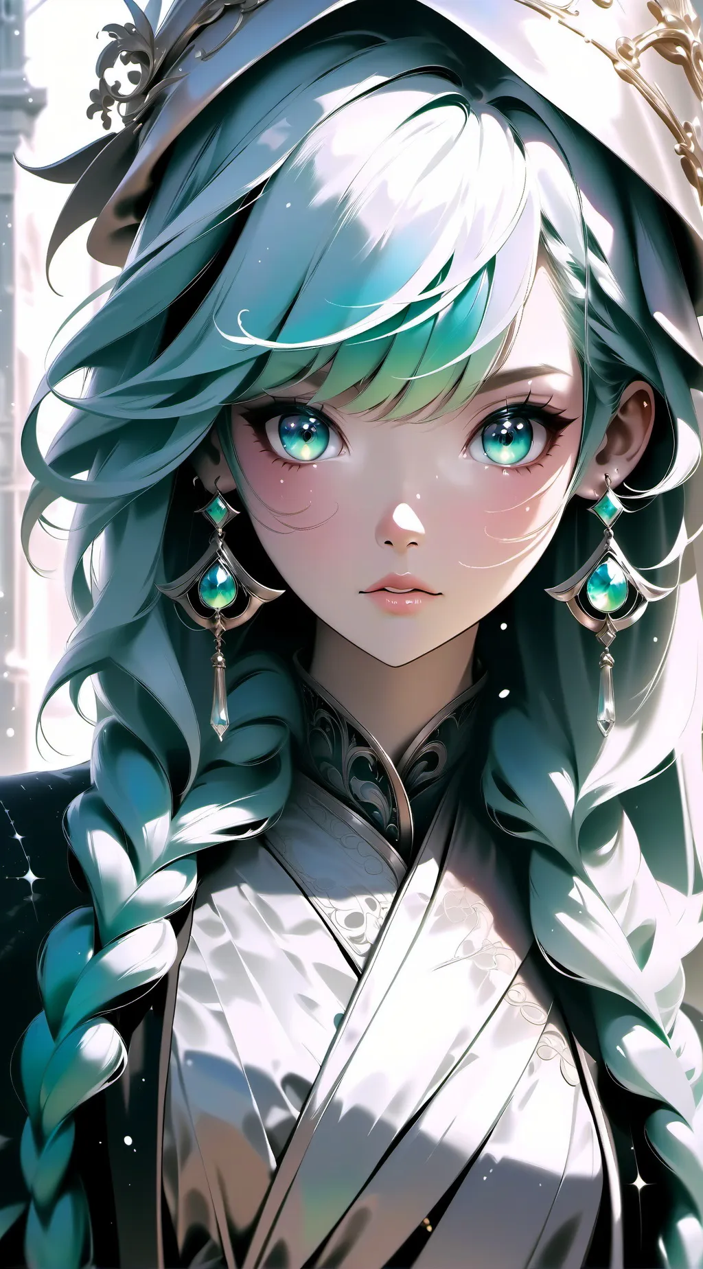 ai character: émeraude background