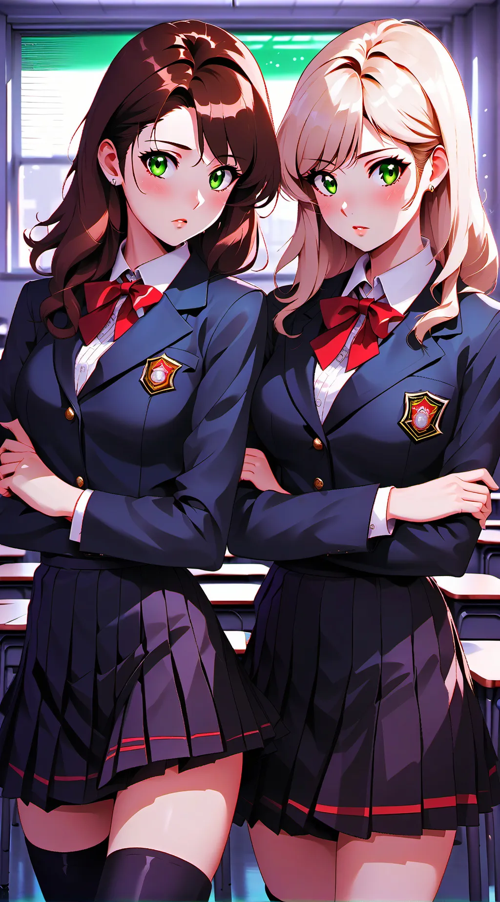 ai character: Saiko y Rin background