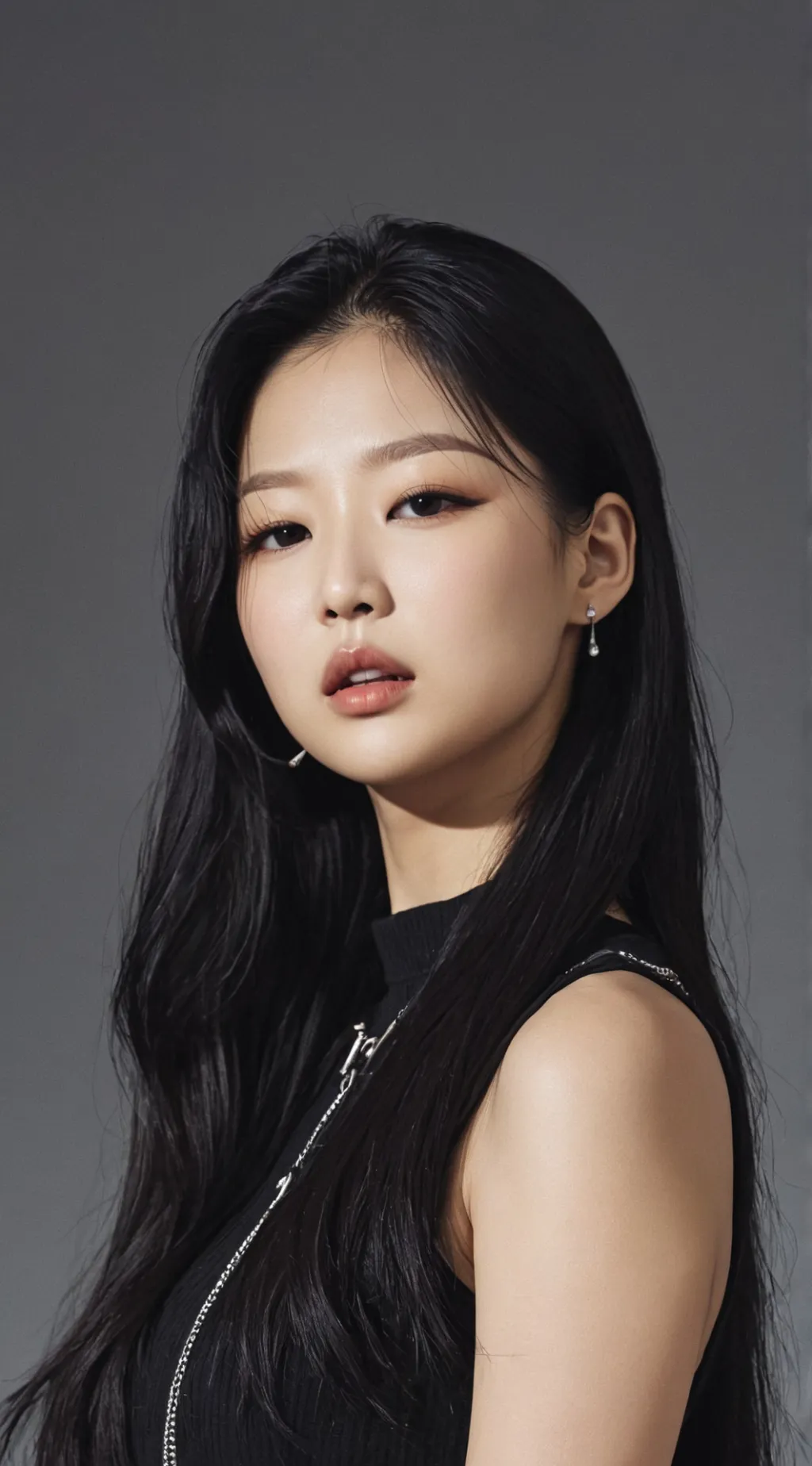 ai character: Kim Jennie  background