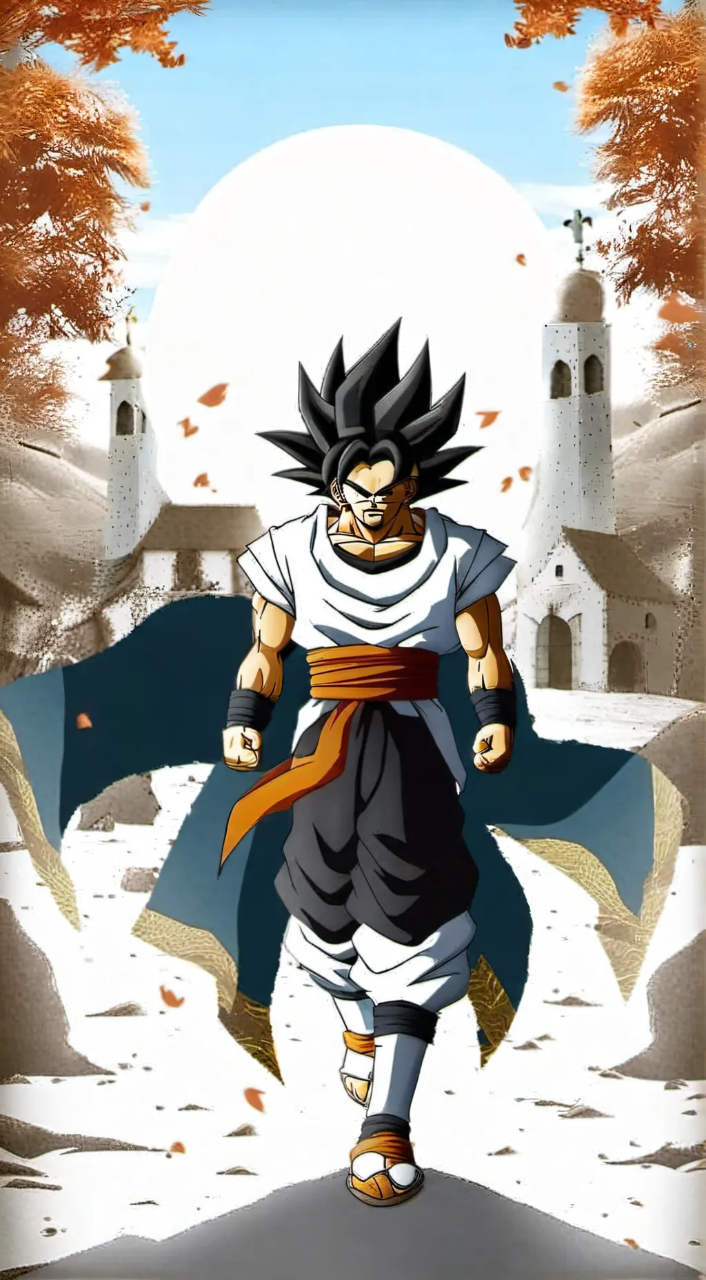 ai character: Deus super Saiyaji background