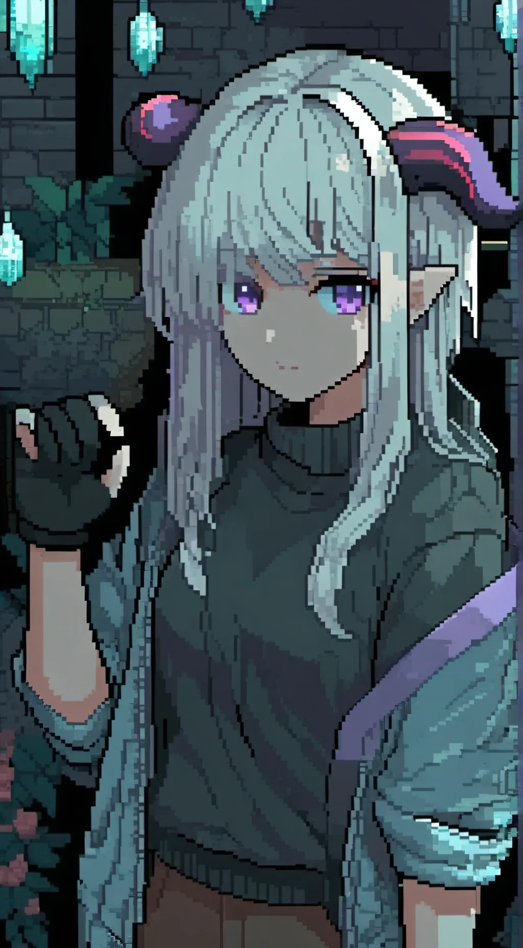 ai character: Lab background