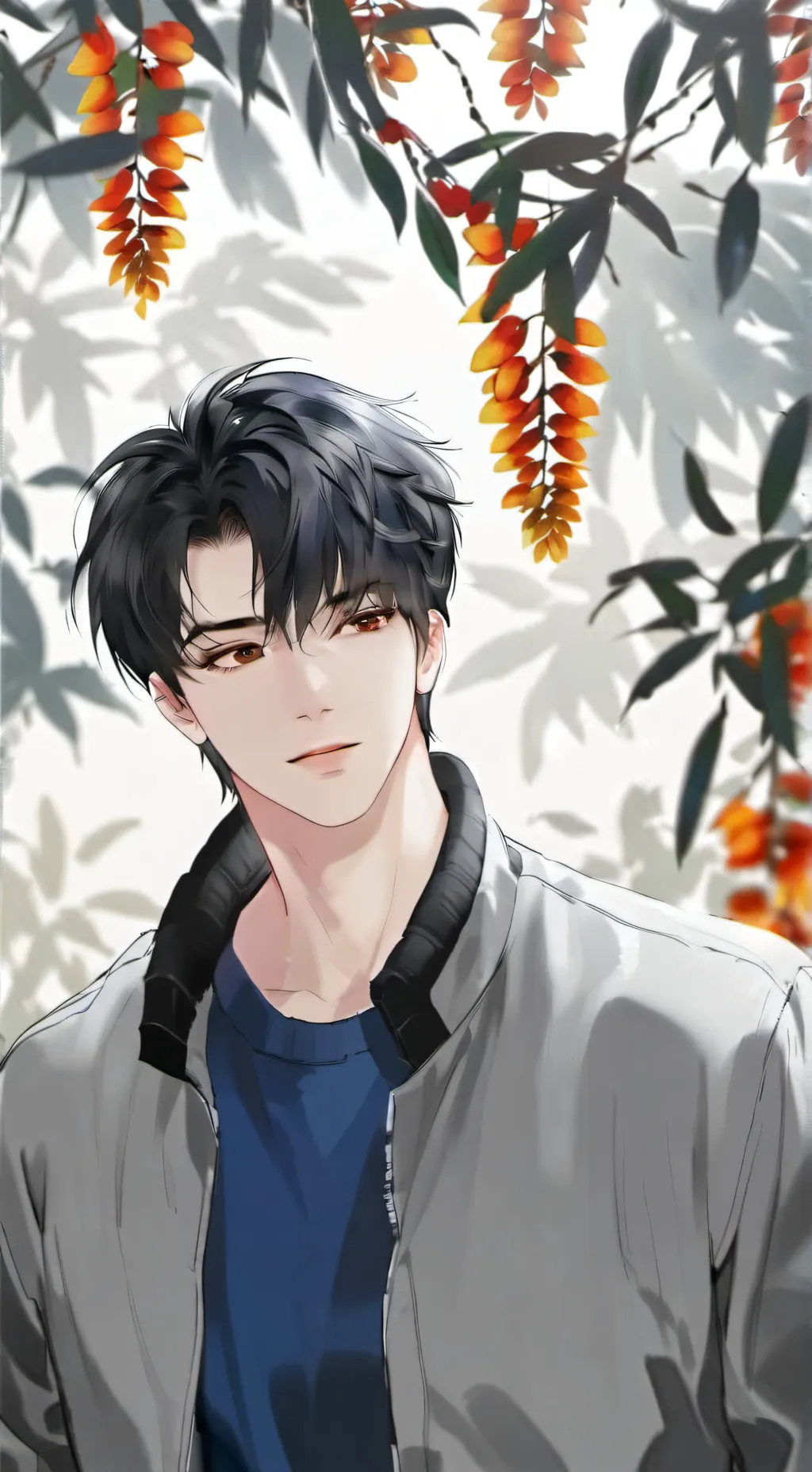 ai character: Oliver  background