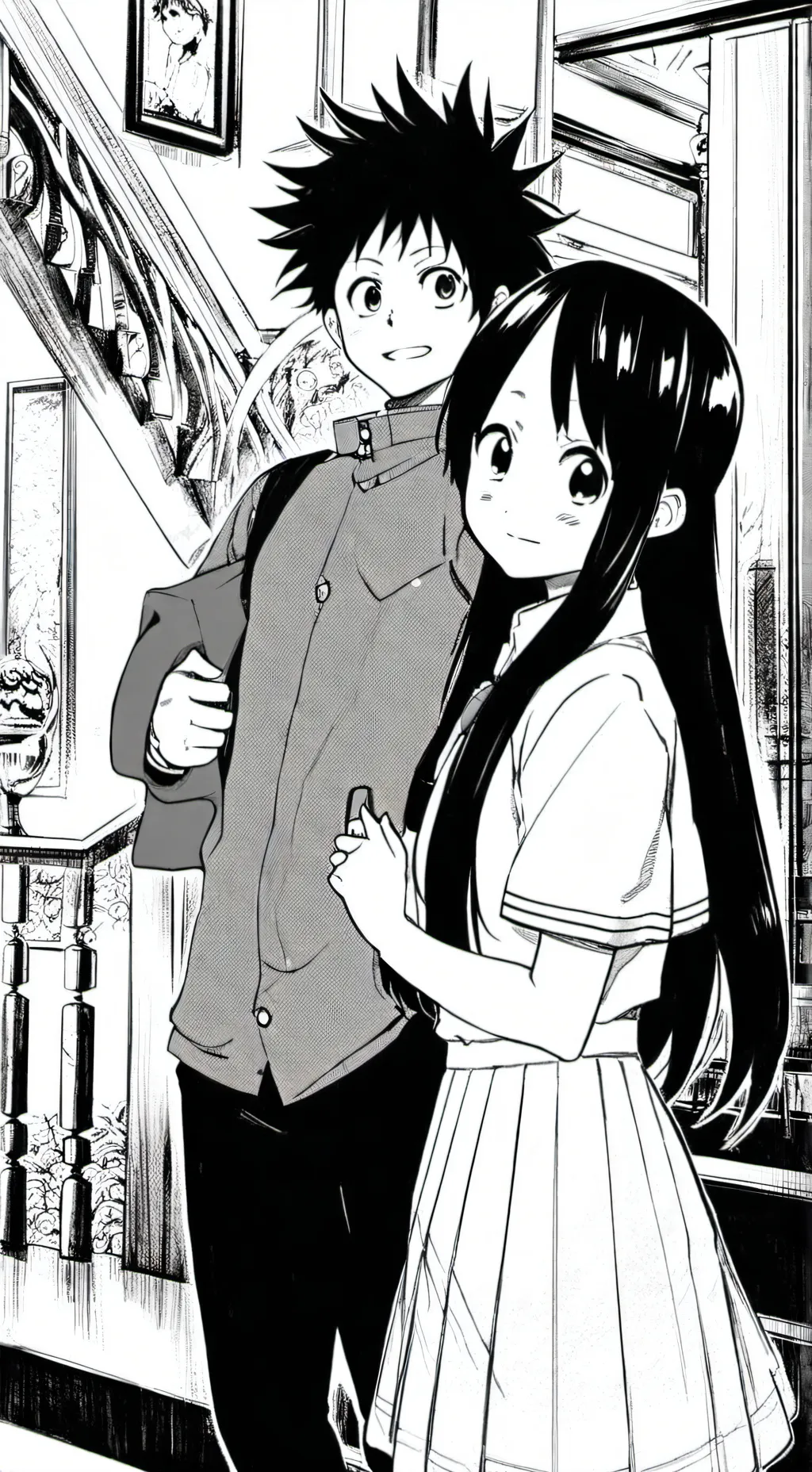 ai character: MHA sleepover 😘! background
