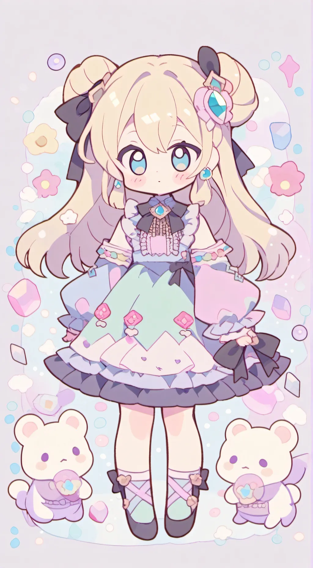 ai character: Ur friends sis background