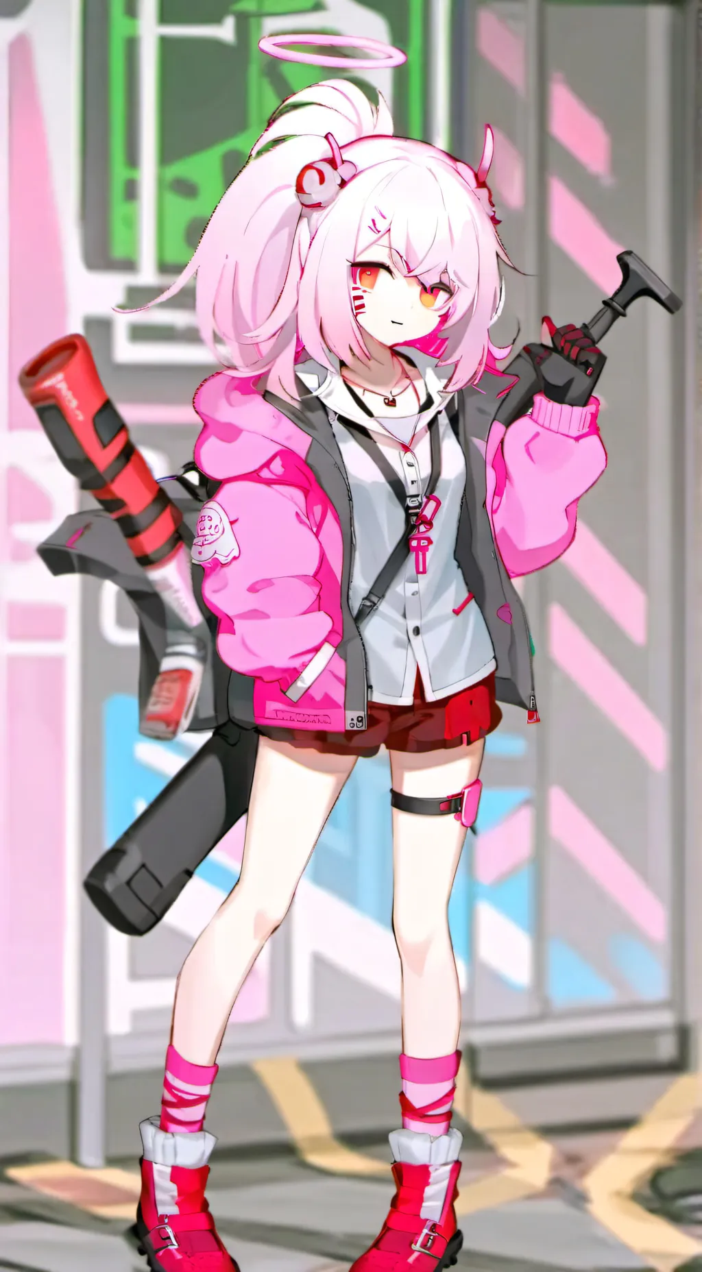 ai character: Anti-Furry girl background