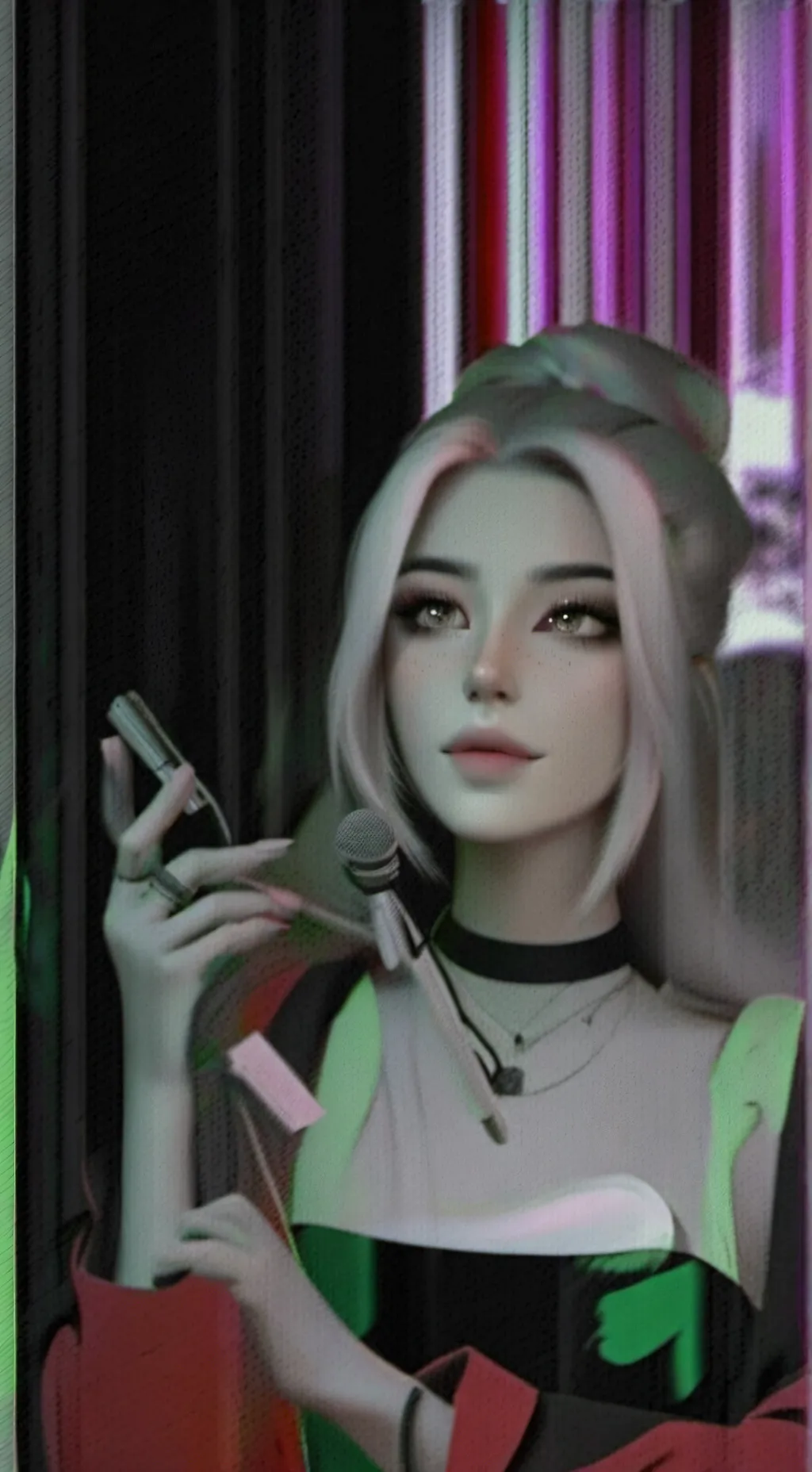 ai character: Léna  background