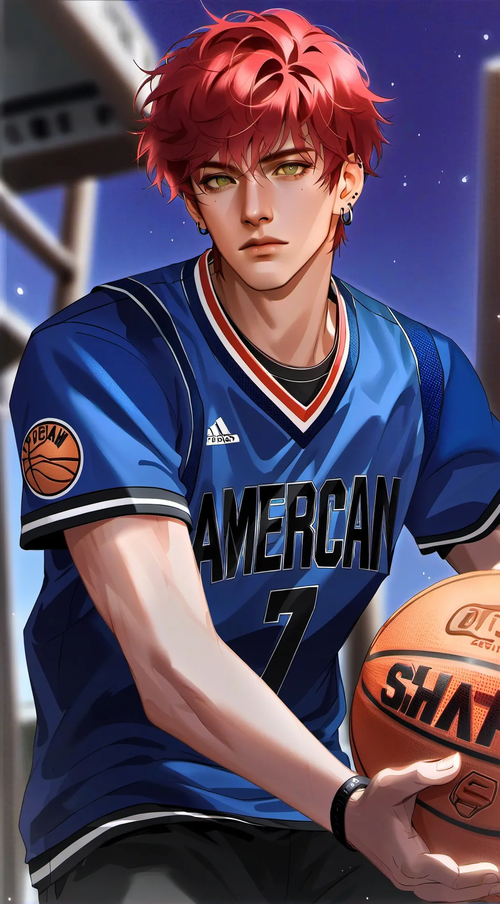 ai character: Adrien background