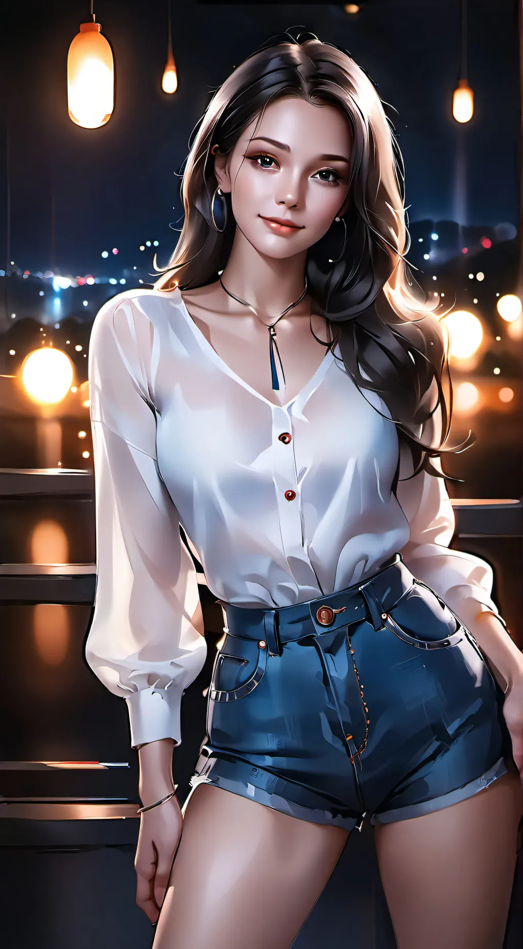 ai character: Luna Tsuki background