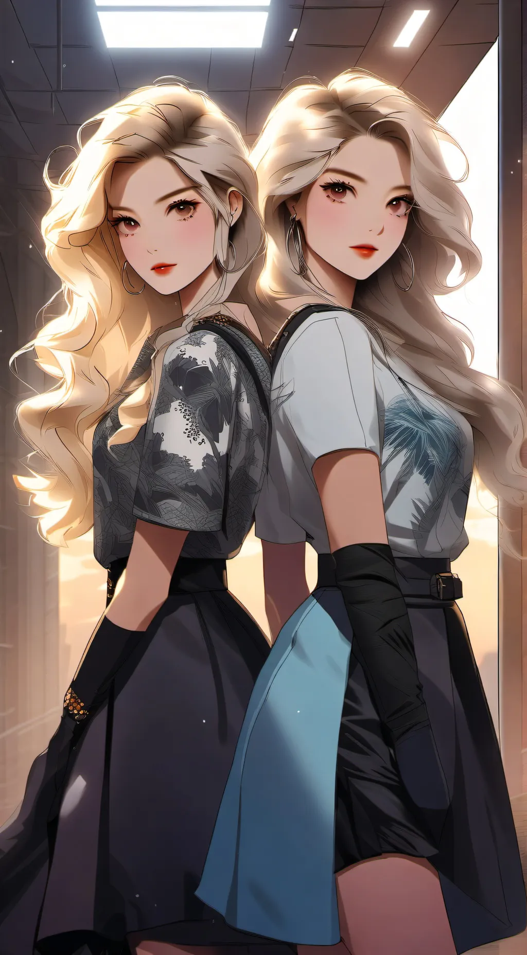 ai character: MaryandKateHolesom background