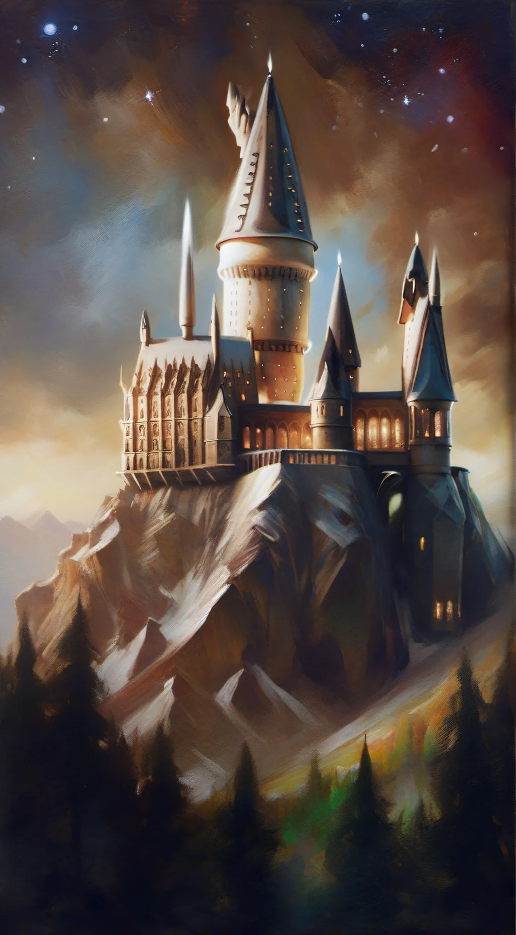 ai character: hogwarts  background