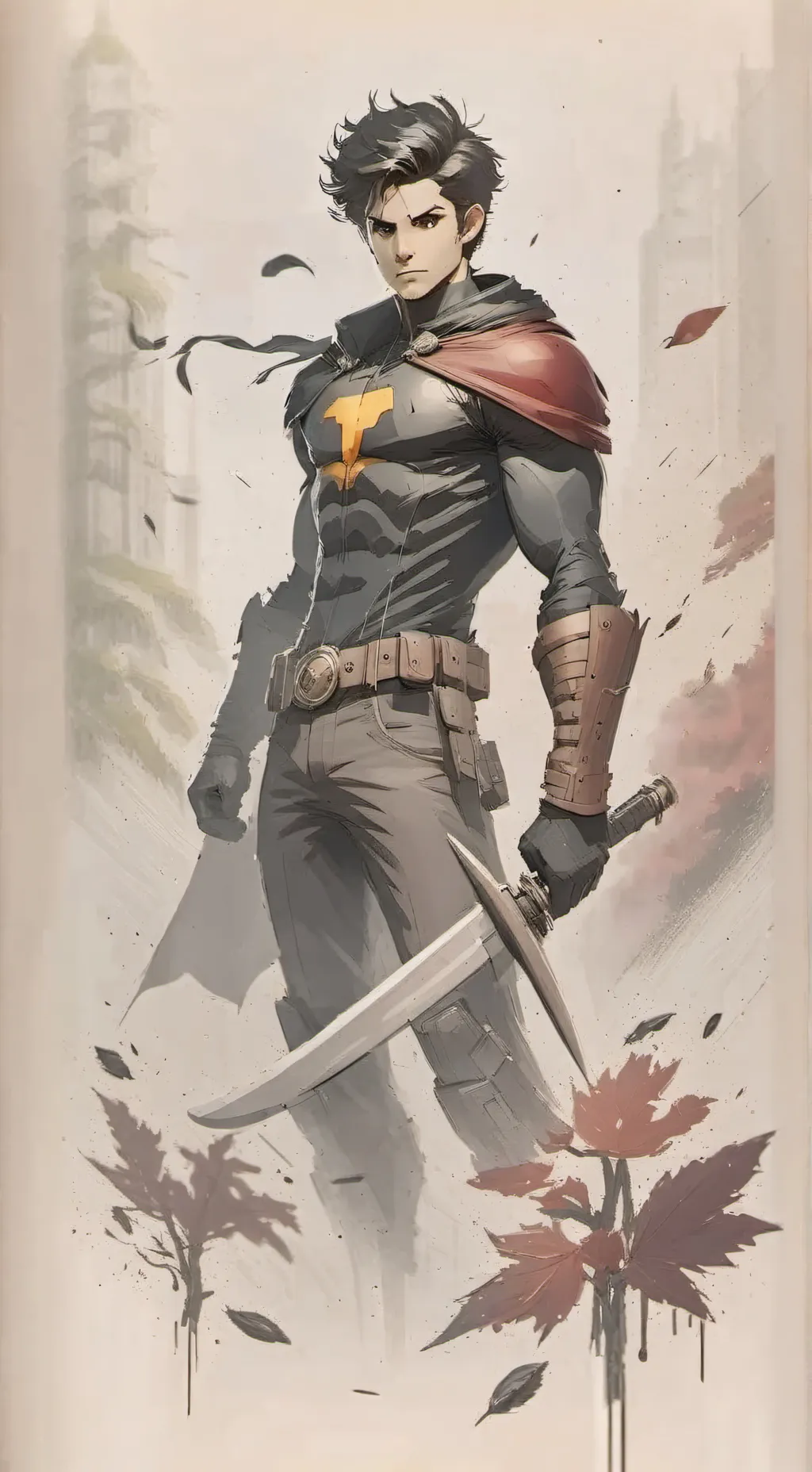 ai character: batman x joker background