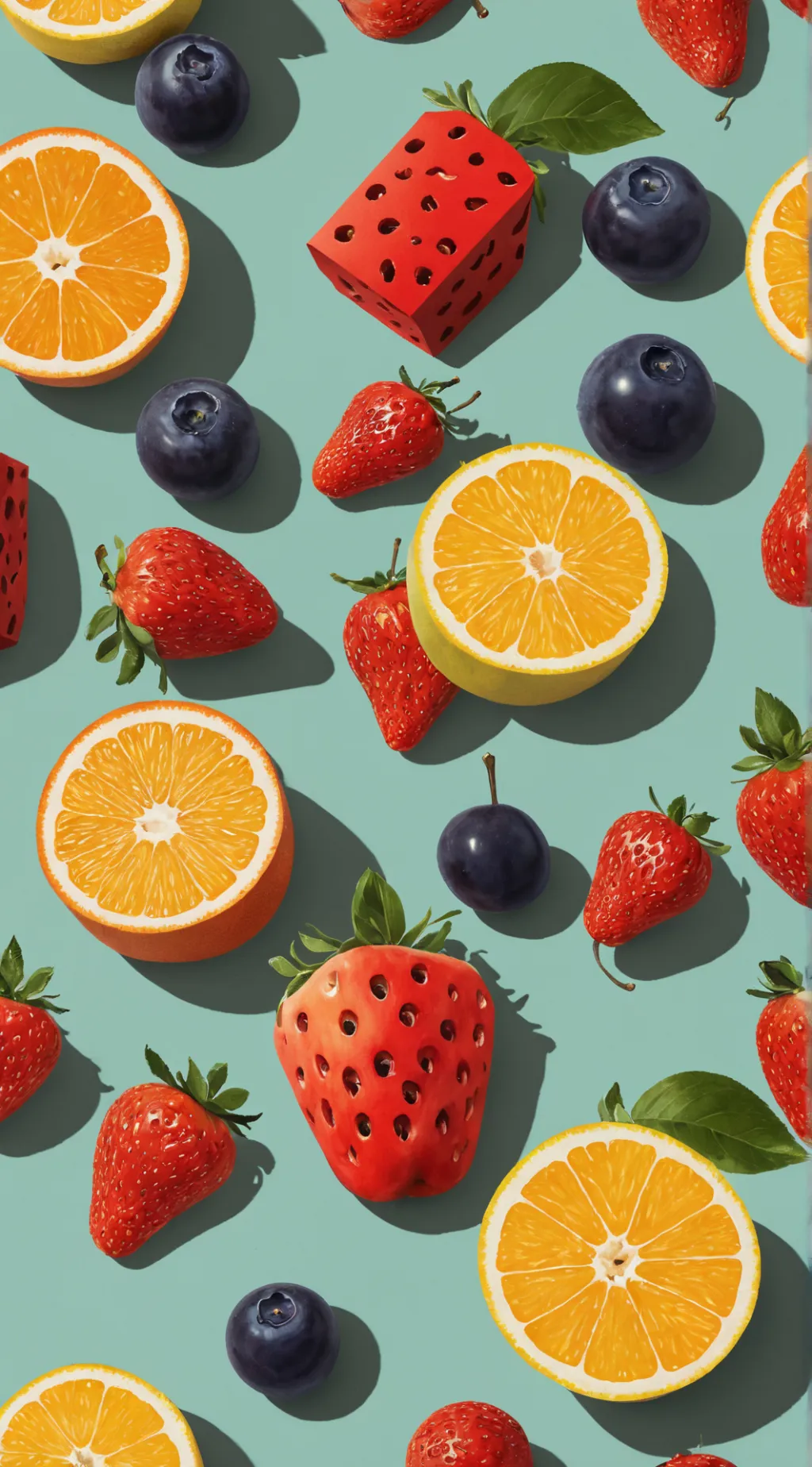 ai character: Fruit school  background