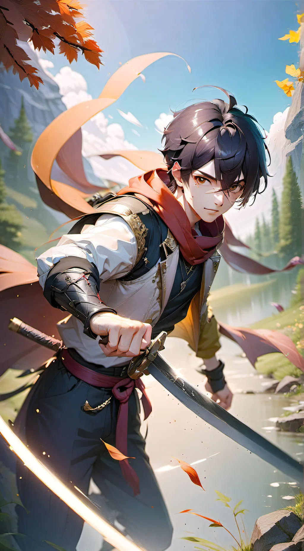 ai character: Heros (shild hero) background