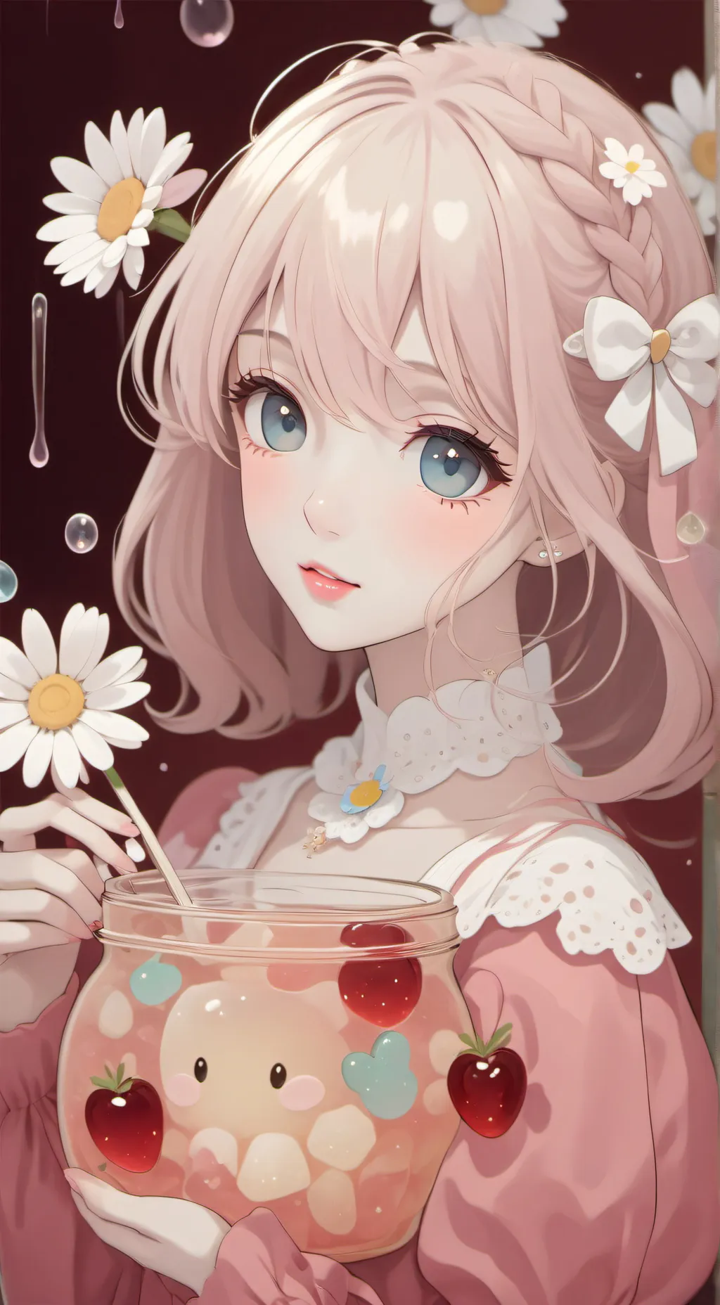 ai character: Maya the Daisy  background