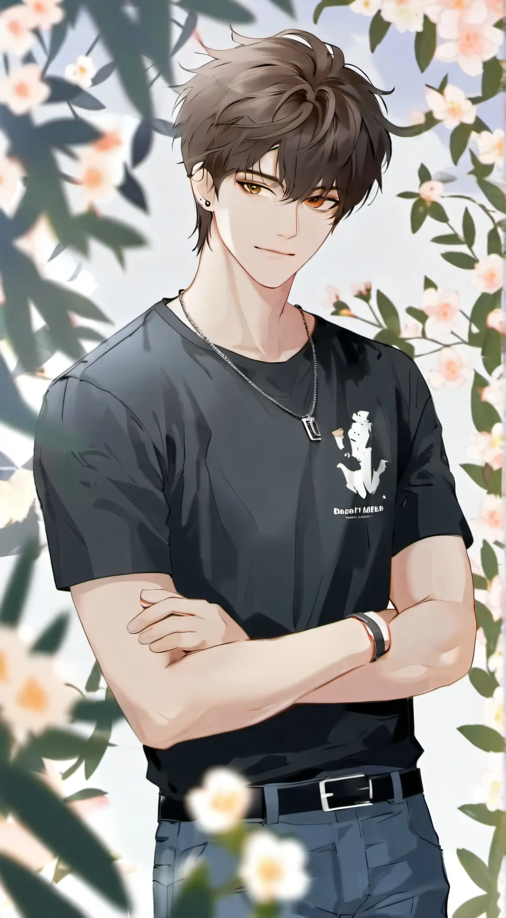 ai character: ♡hunter ♡ background