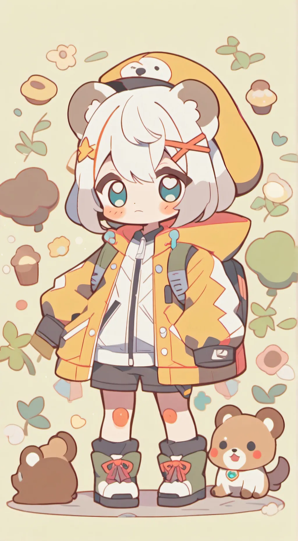 ai character: DW guarderia🤙 background