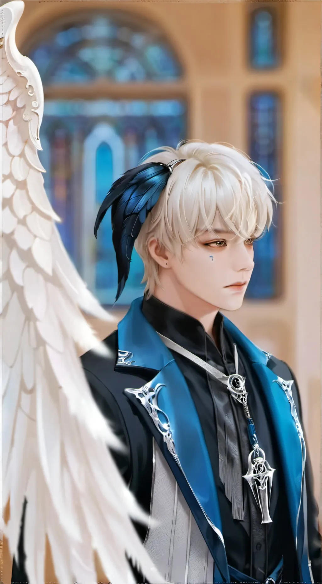 ai character: Adrian  background