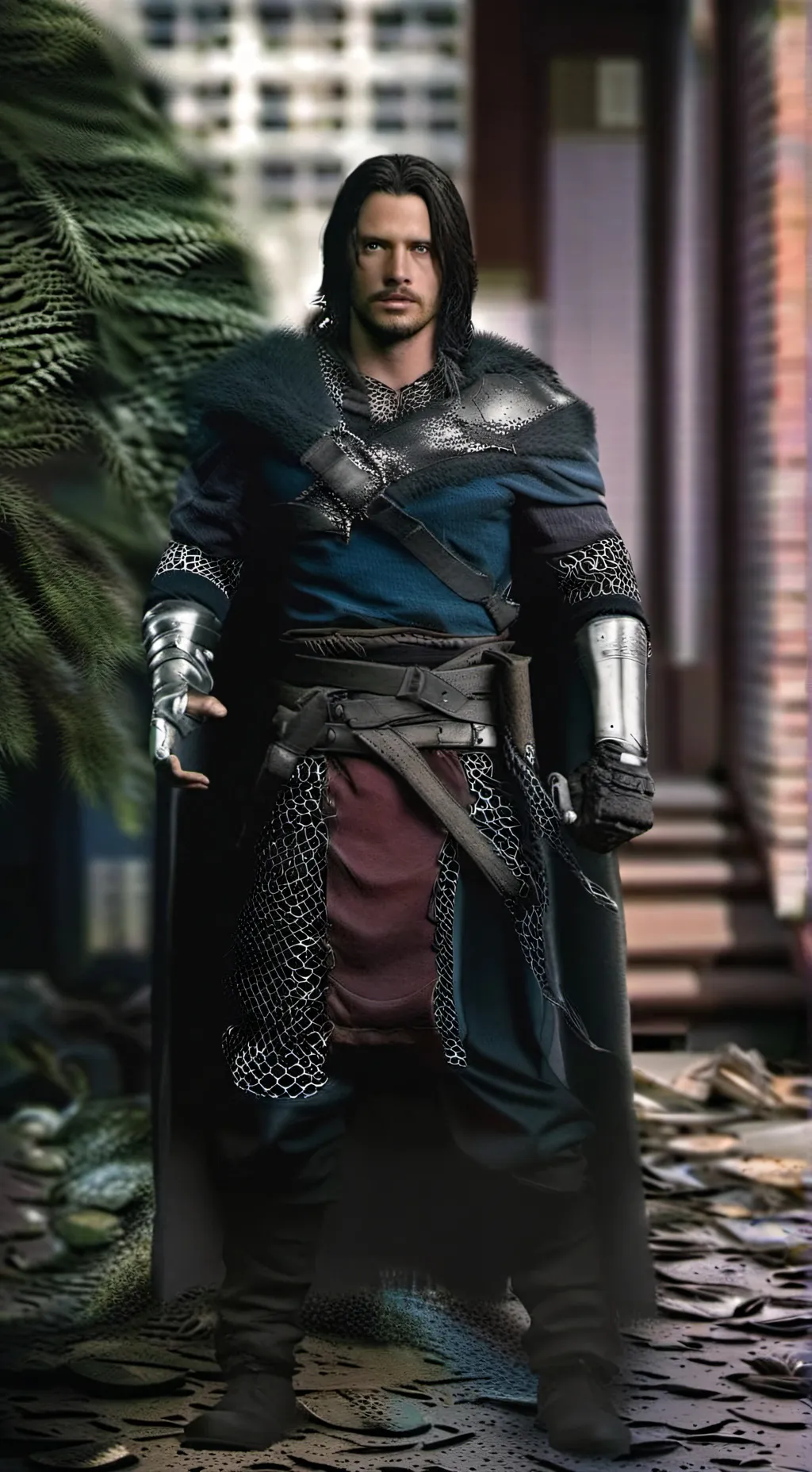 ai character: bucky barnes  background