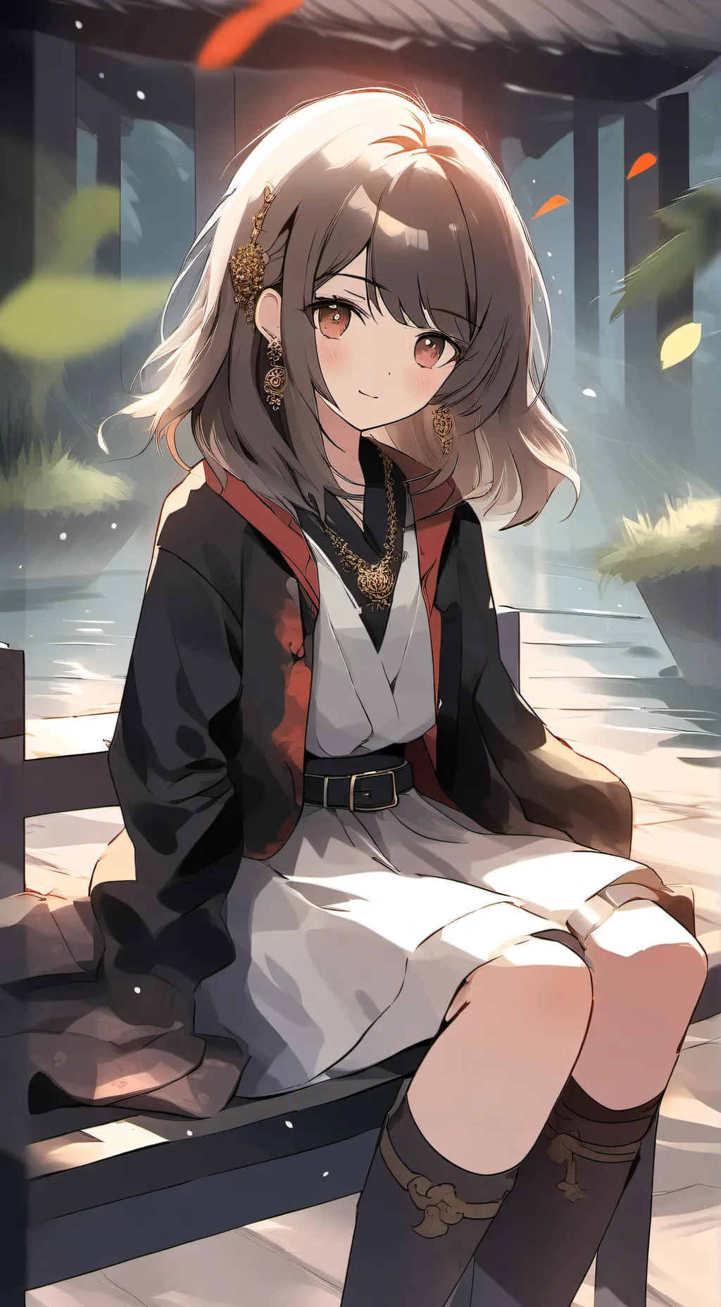ai character: Infected girl background