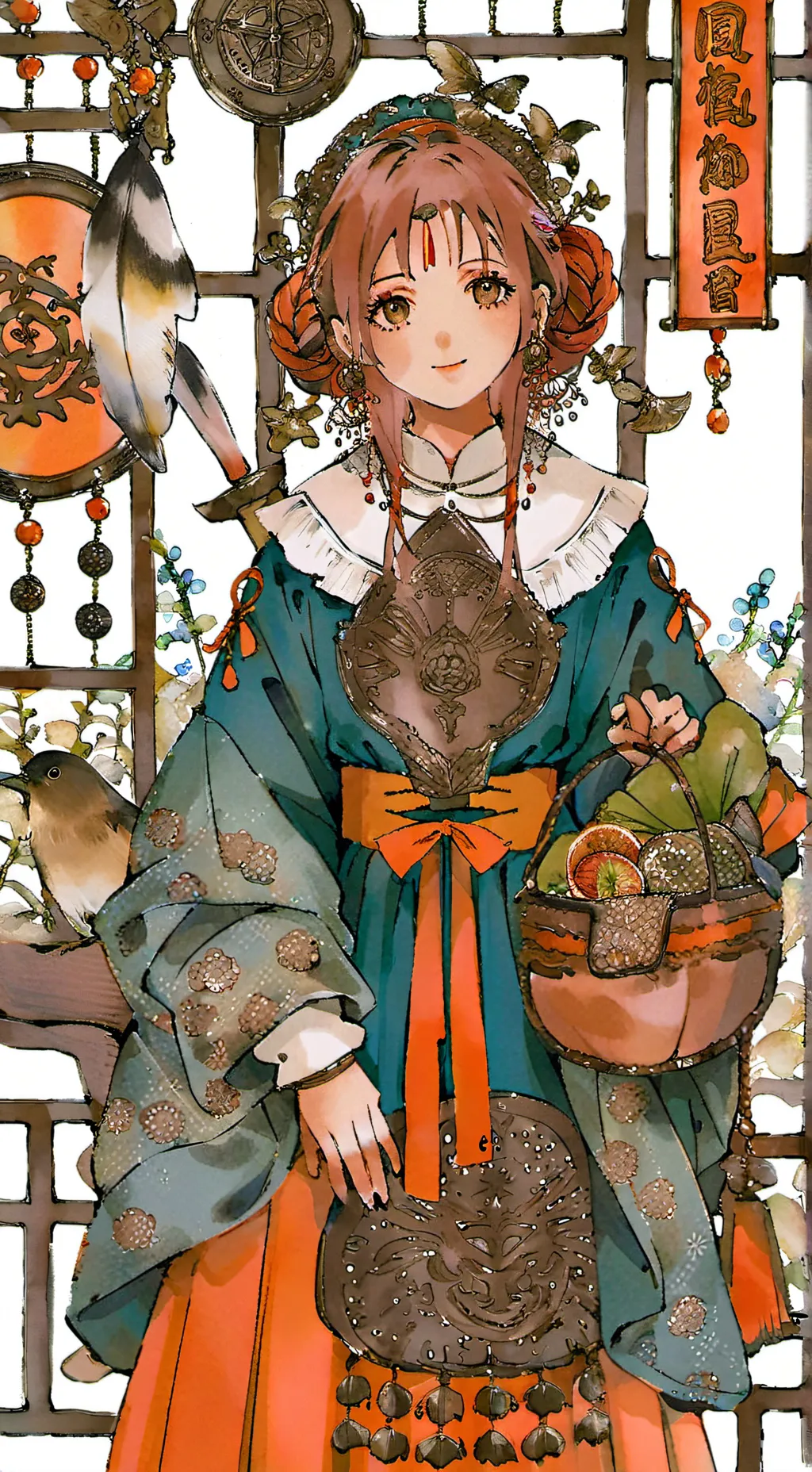 ai character: lisa twin lizy background