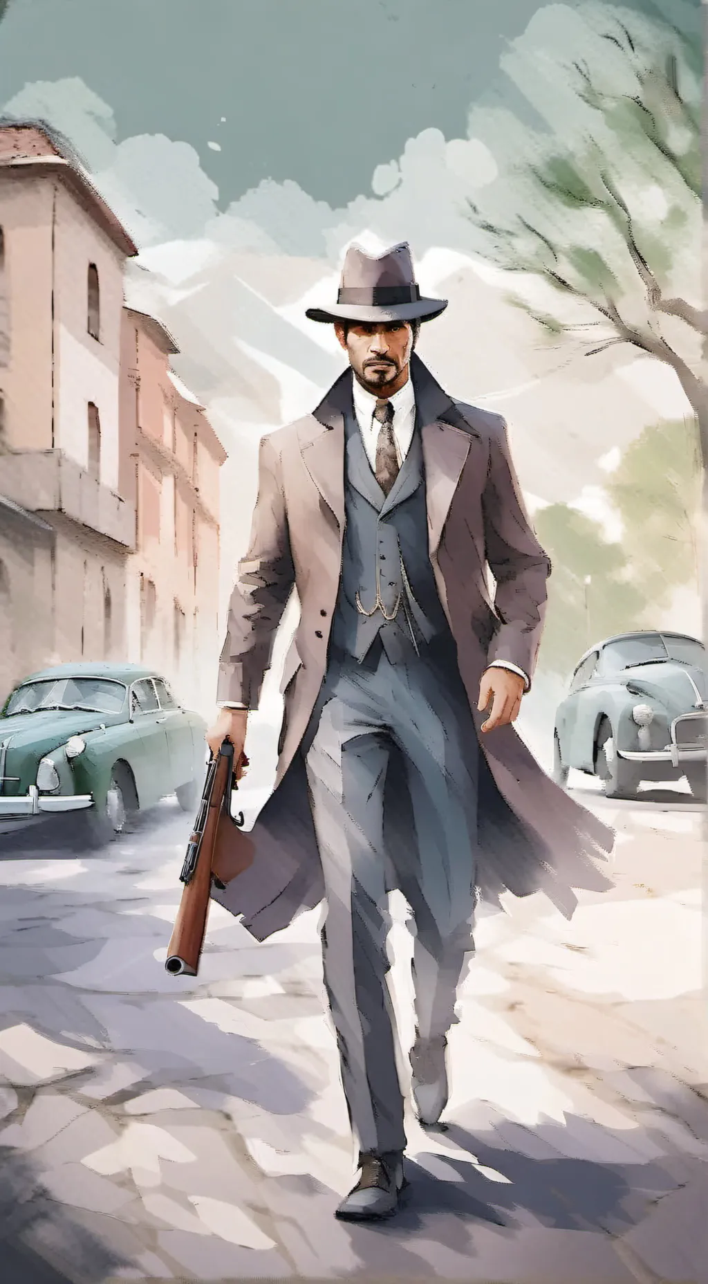 ai character: cesar background