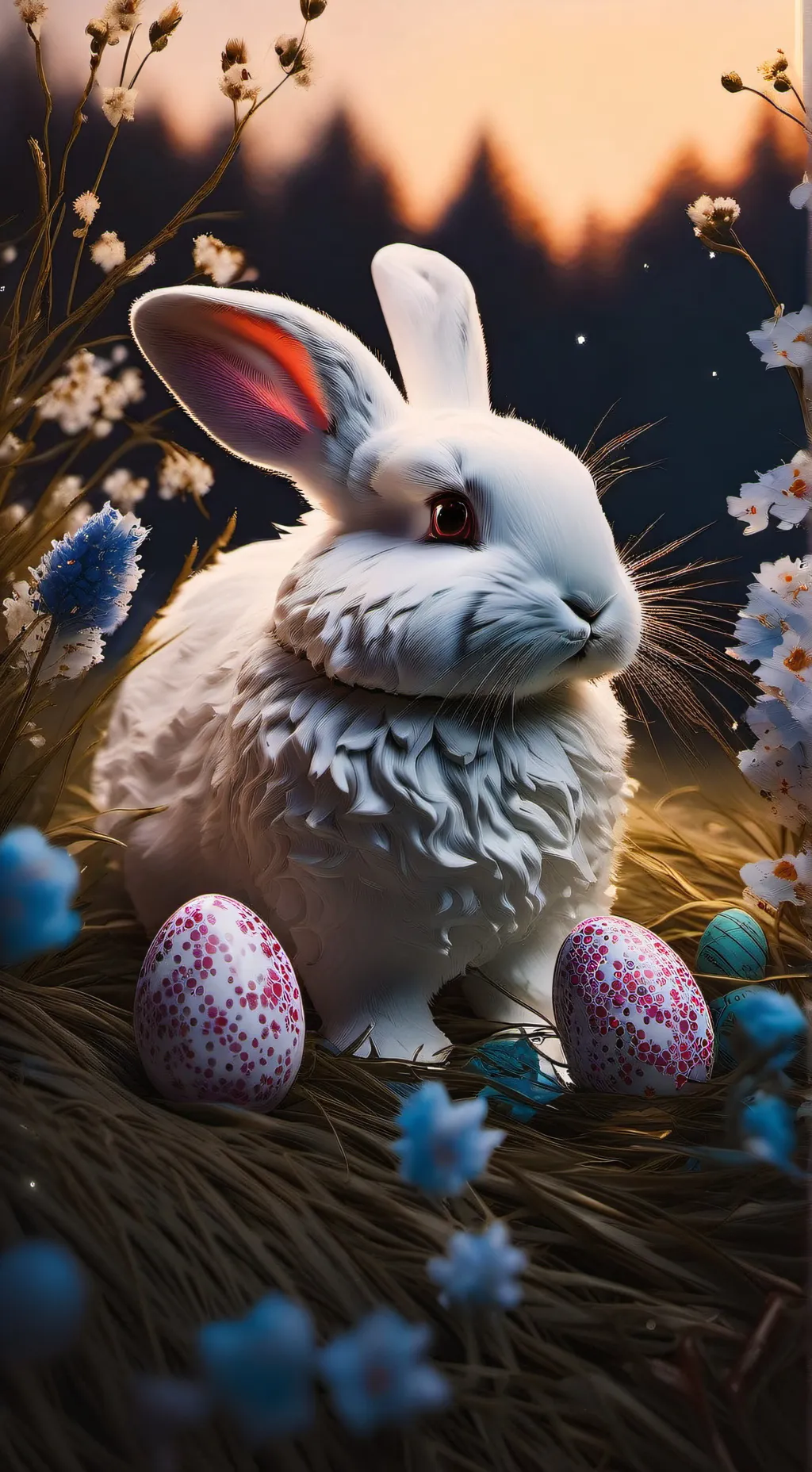 ai character: Easter- Kny  background