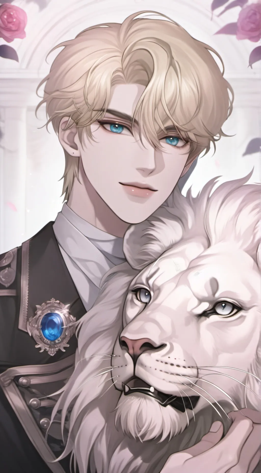 ai character: 🦁 Nicholas 🦁 background
