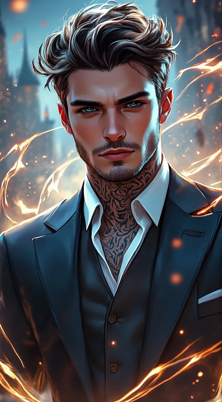 ai character: Ezra John michell background