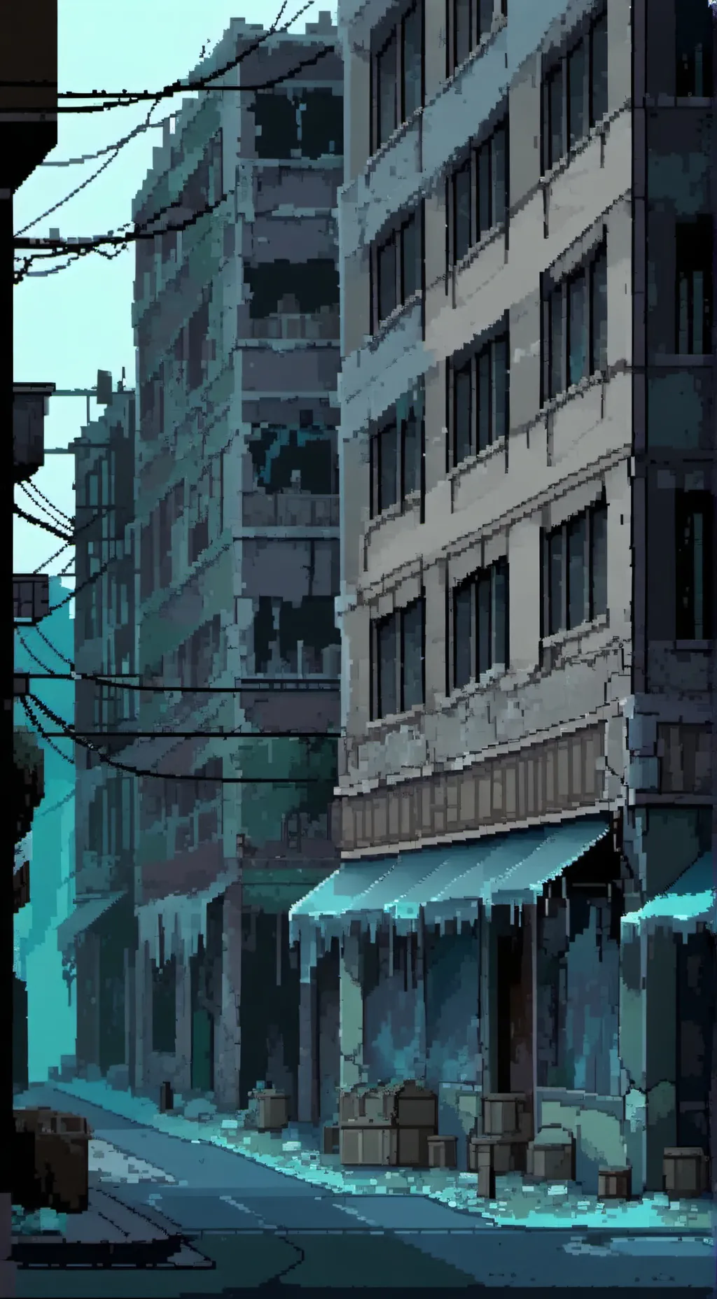 ai character: apocalipsis zombie background