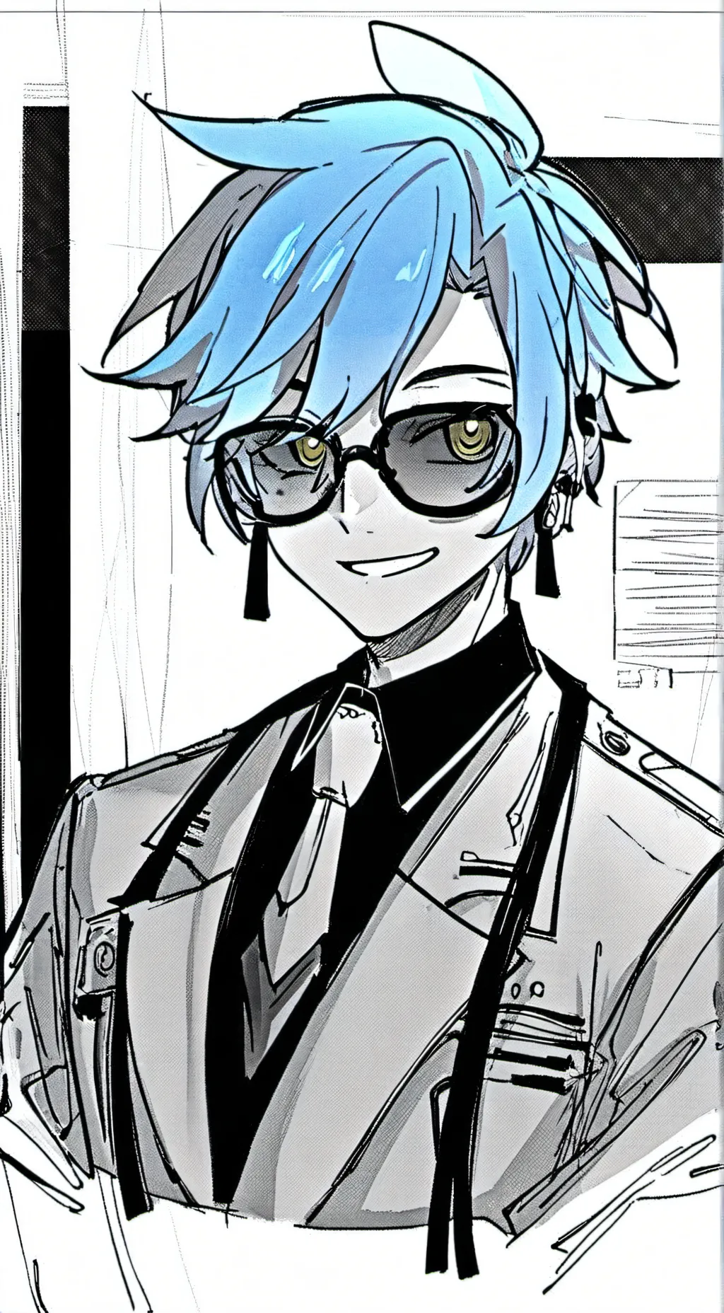 ai character: SD Edward (human) background
