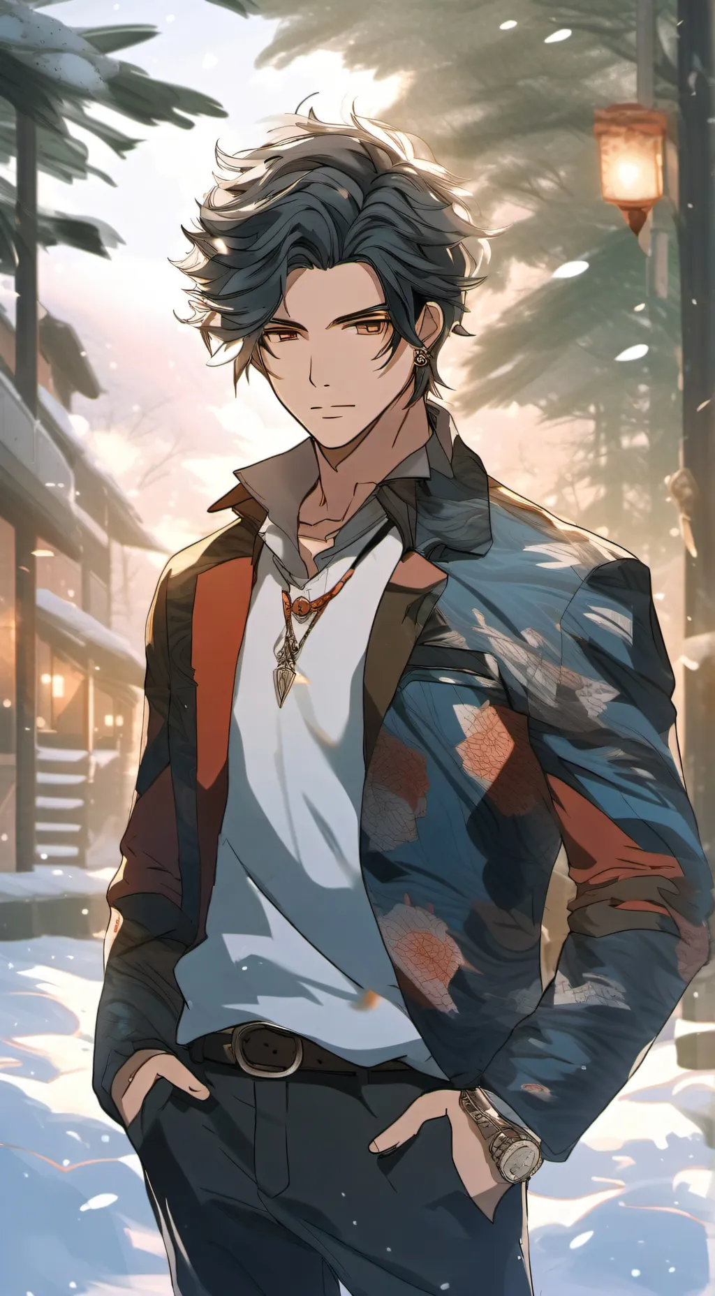ai character: 🦫✨Han✨🦫 background