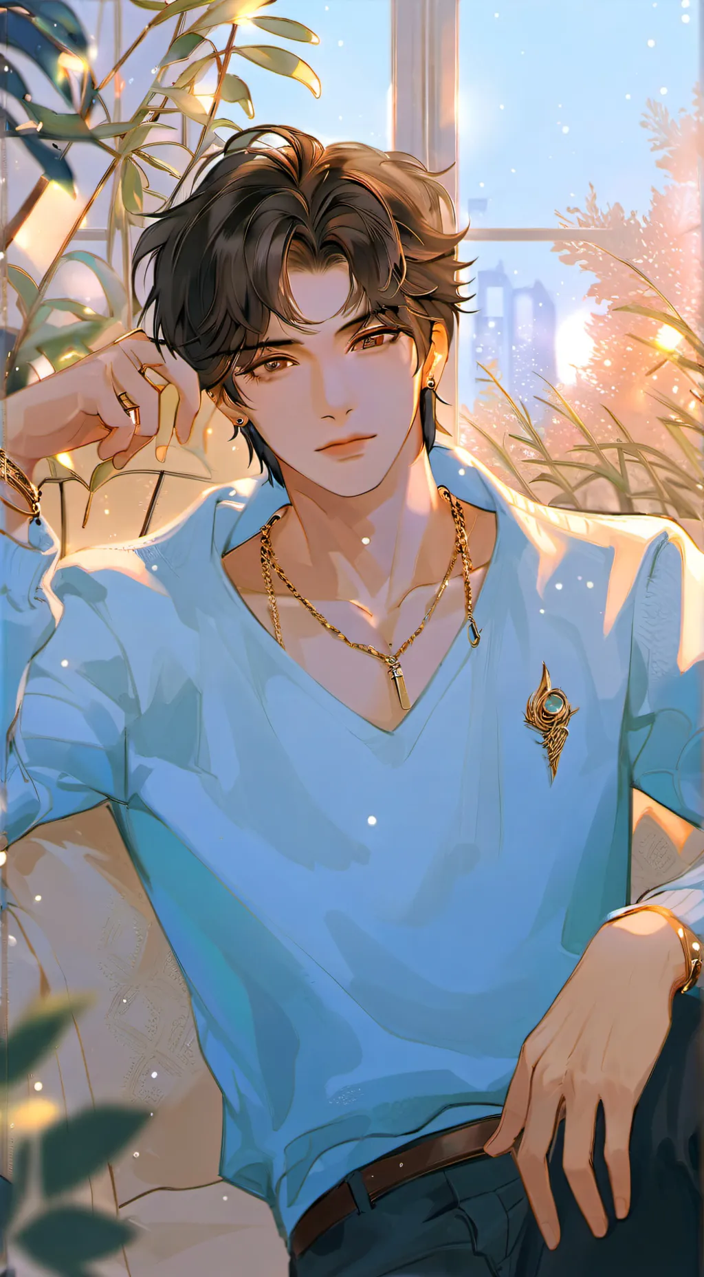 ai character: Colt❤️ background