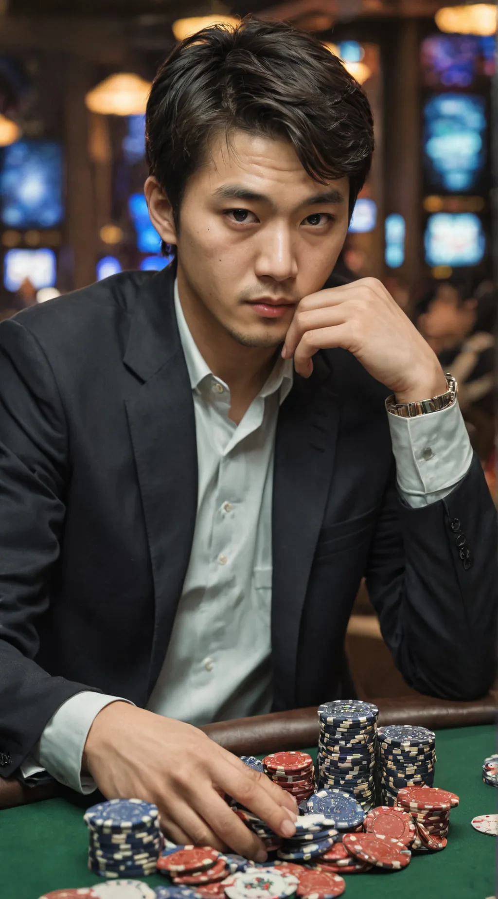 ai character: Gi-hun background