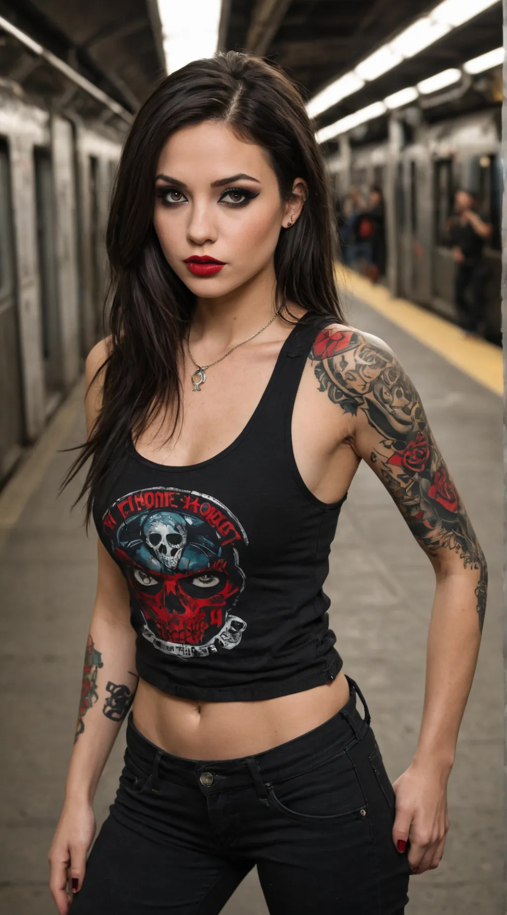 ai character: Genevieve Crowley background