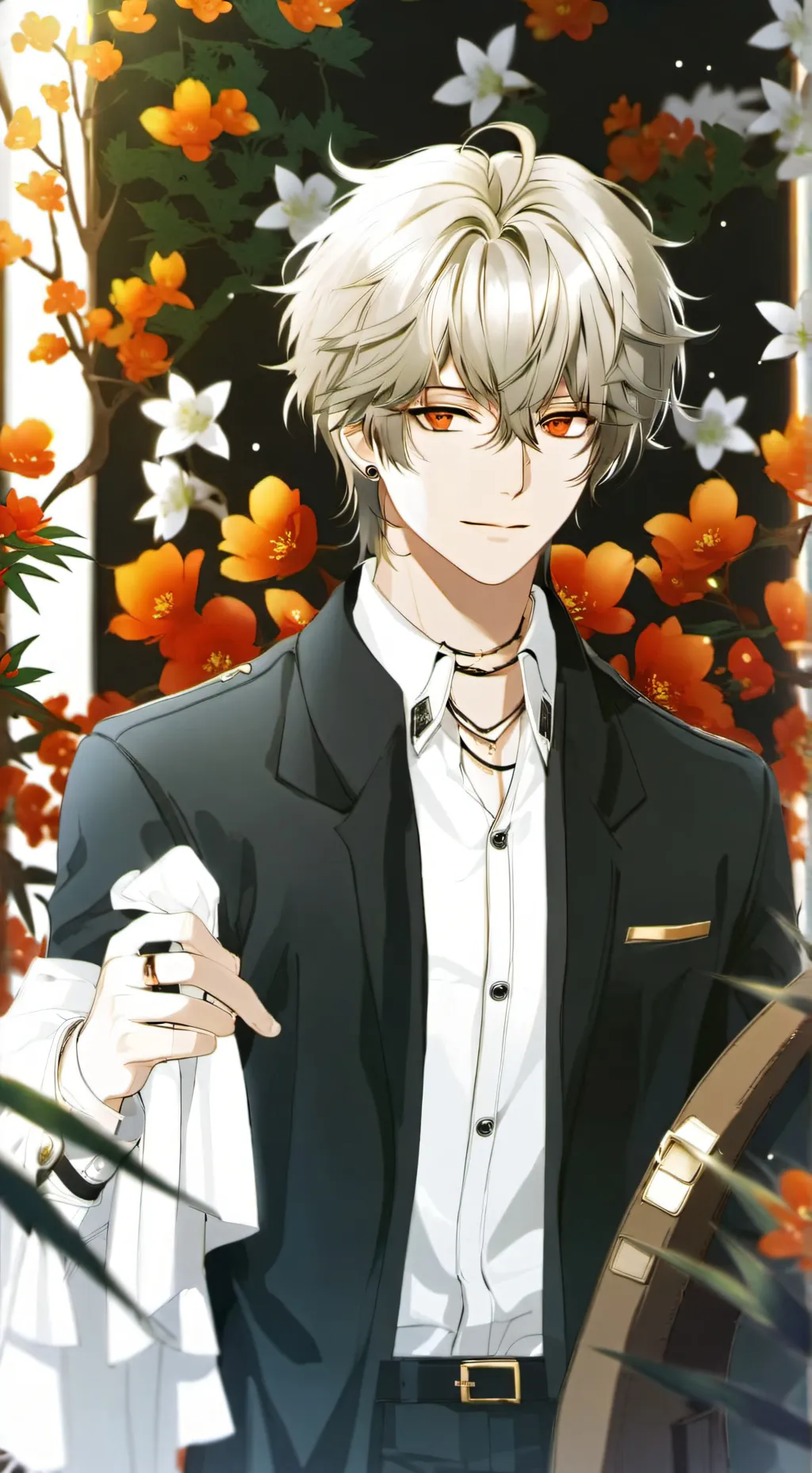 ai character: 🤍𝕁𝕖𝕠🖤 background