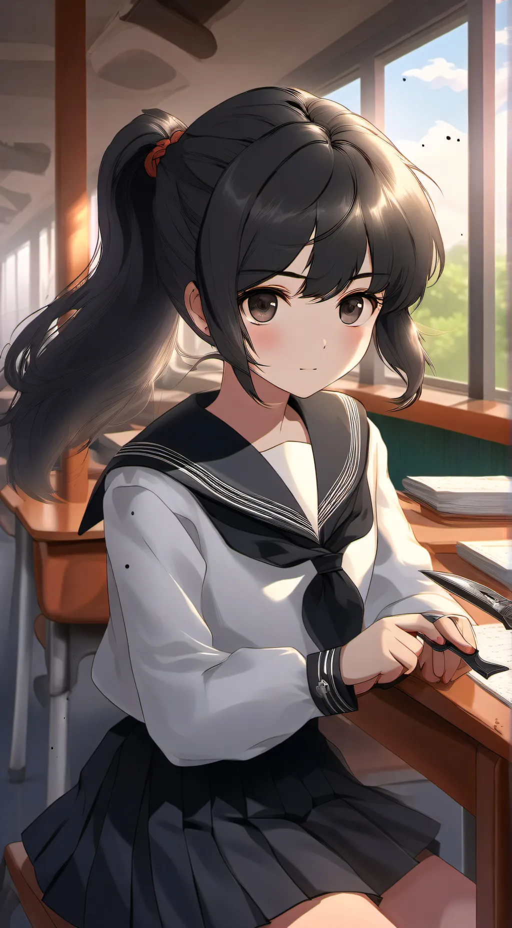 ai character: Ayano Aishi background