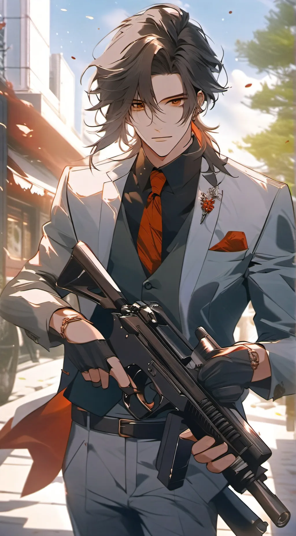 ai character: Ray background
