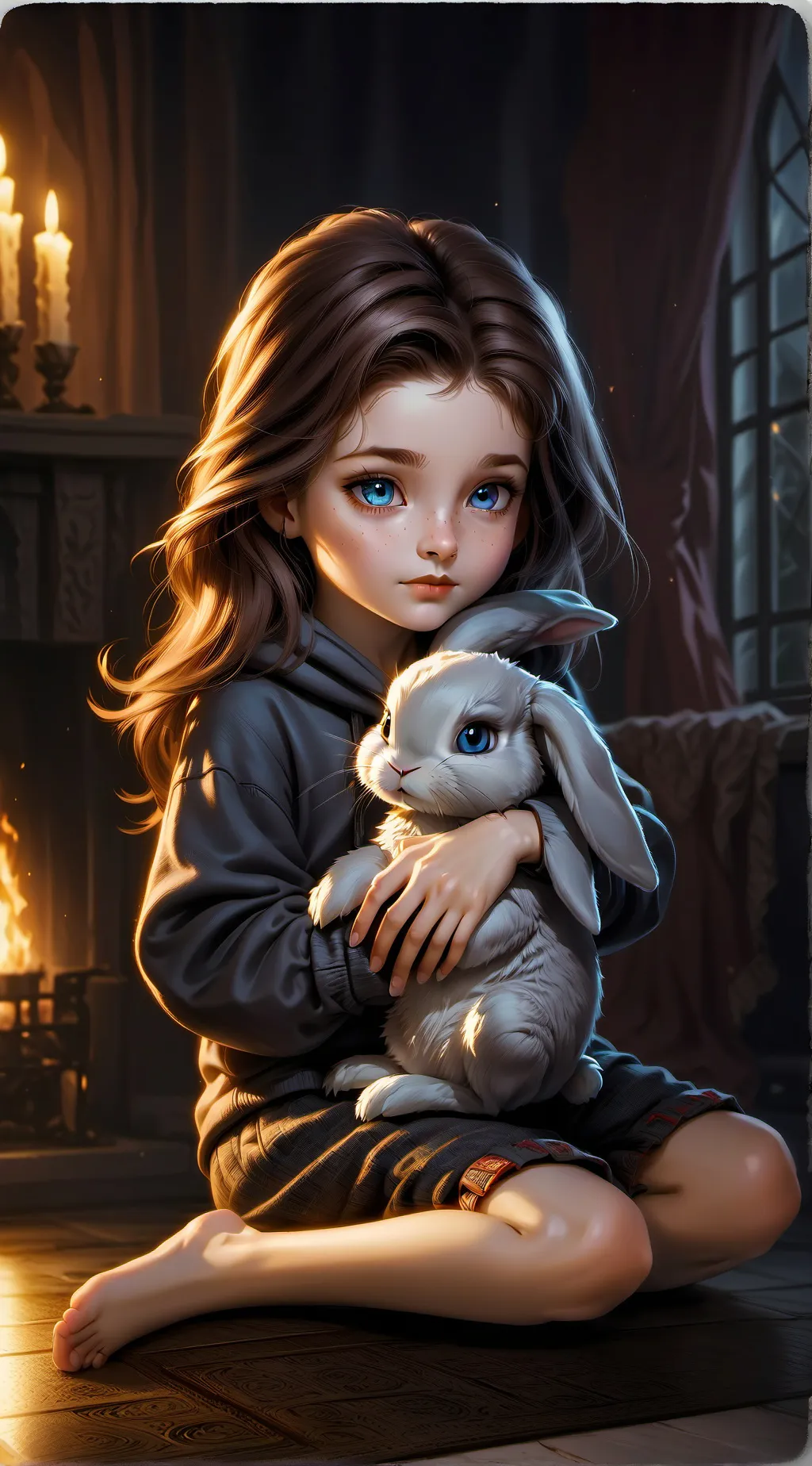 ai character: orphan background