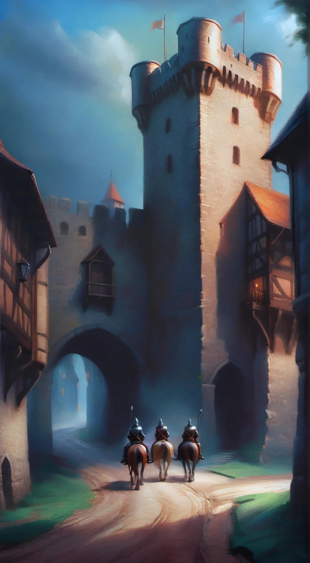 ai character: Medieval Outpost  background