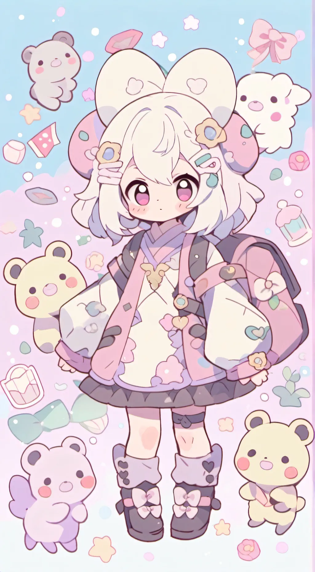 ai character: dw oc background
